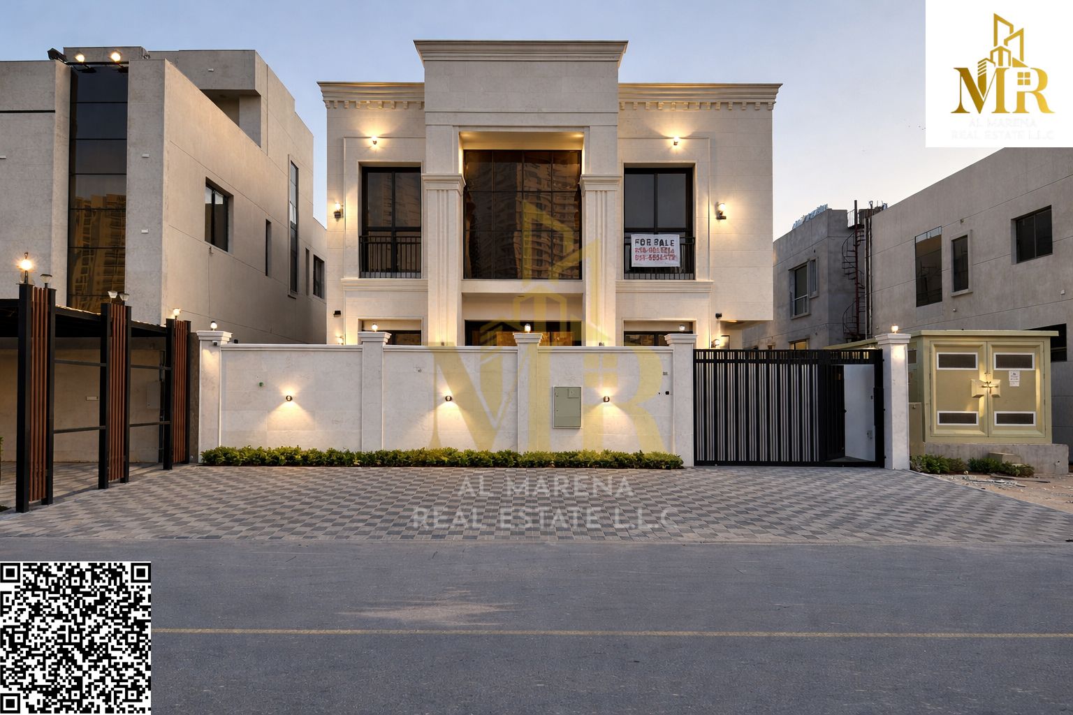 Villa for sale directly from the owner. Two floors and a roof. Freehold ownership. All nationalities welcome. Registration fees included. Central air