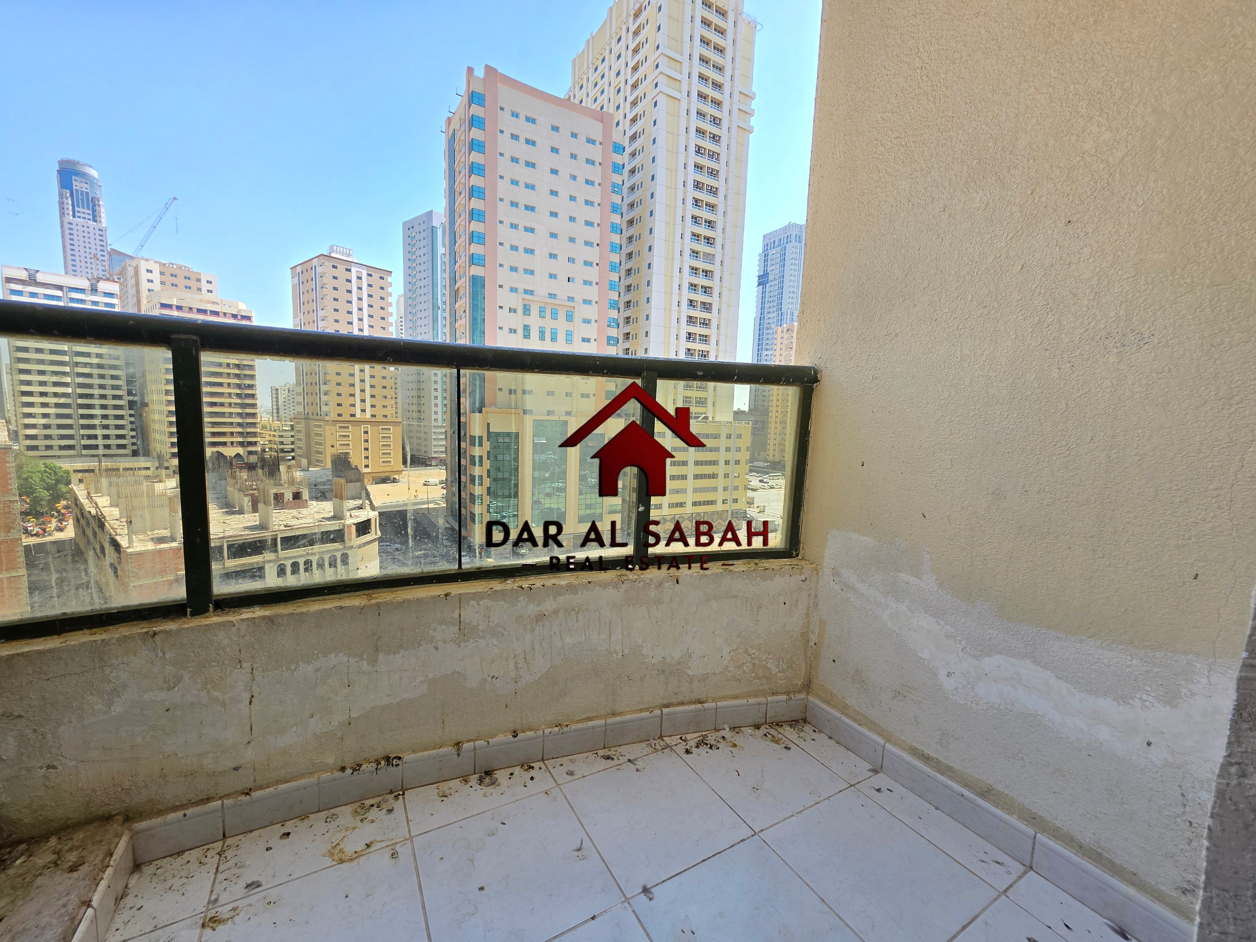 No Commission!. . Ready to move in 2bhk•Balcony•Family building•Near dxb shj border in 44k only