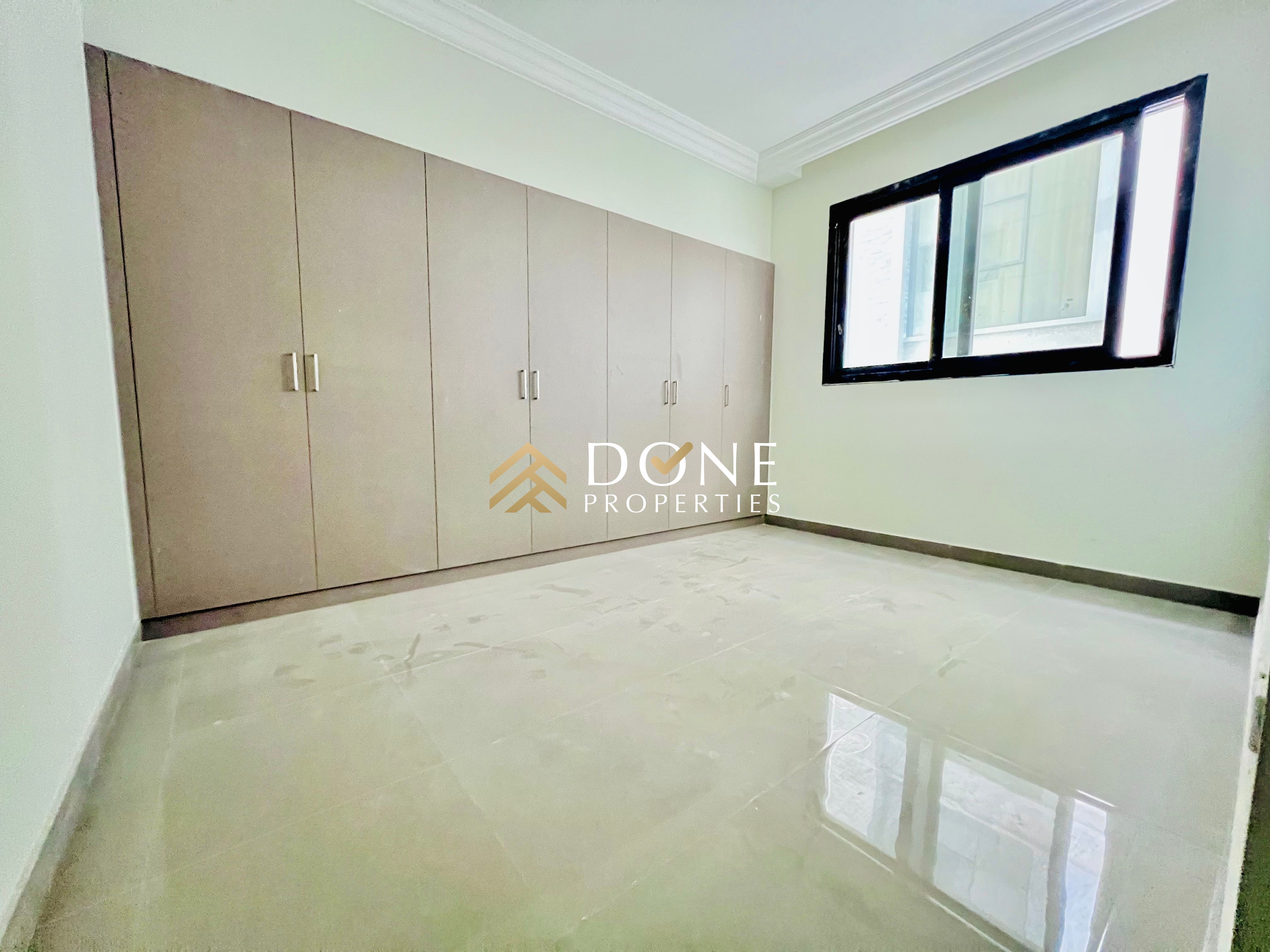 Modern Style 1bhk in brand-new Building 30 days free-Wardrobe-Specious Living Room