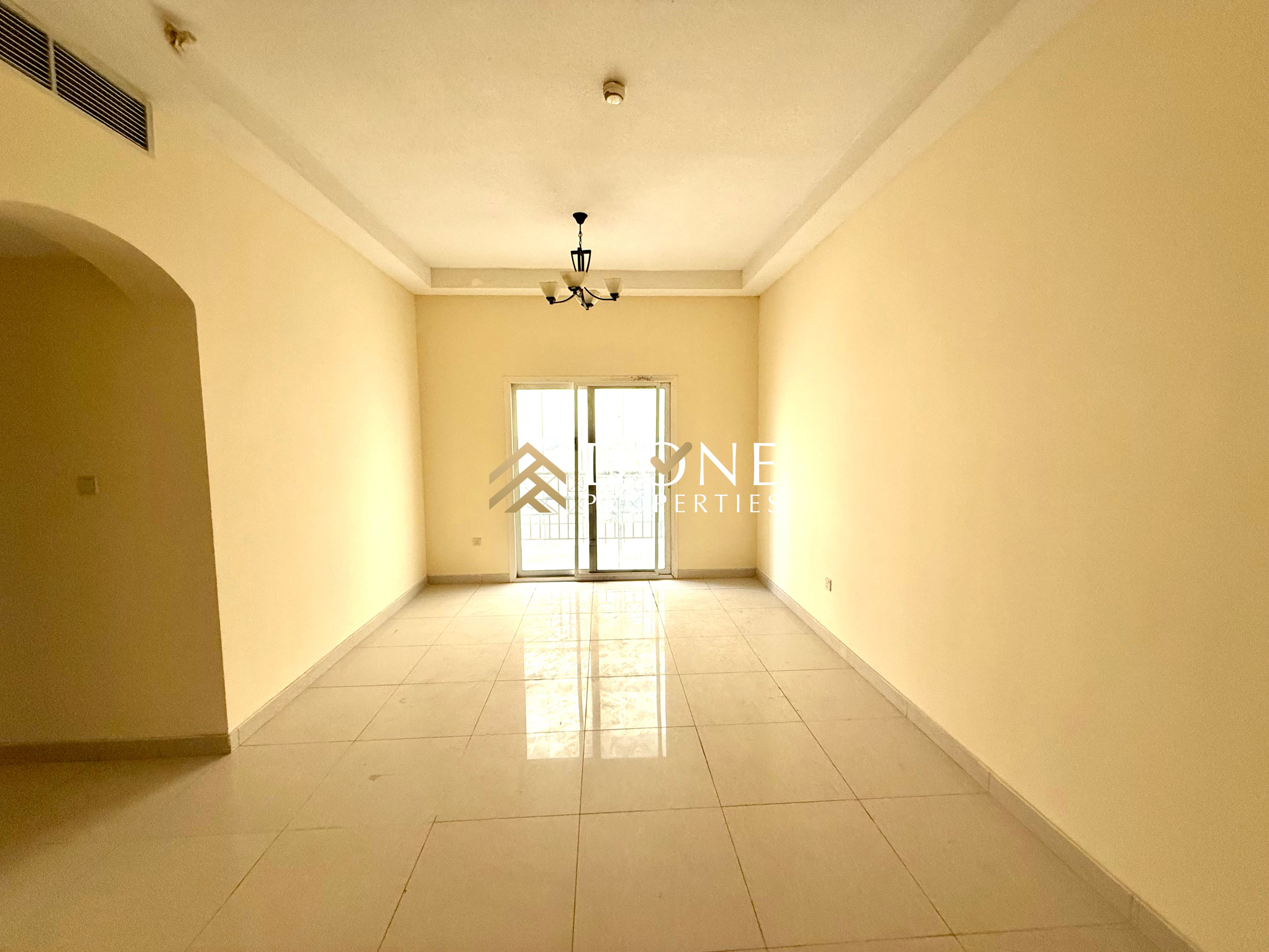 EASY EXIT TO DUBAI NEAR SAFARI SPECIOUS HALL WITH BALCON 2BHK