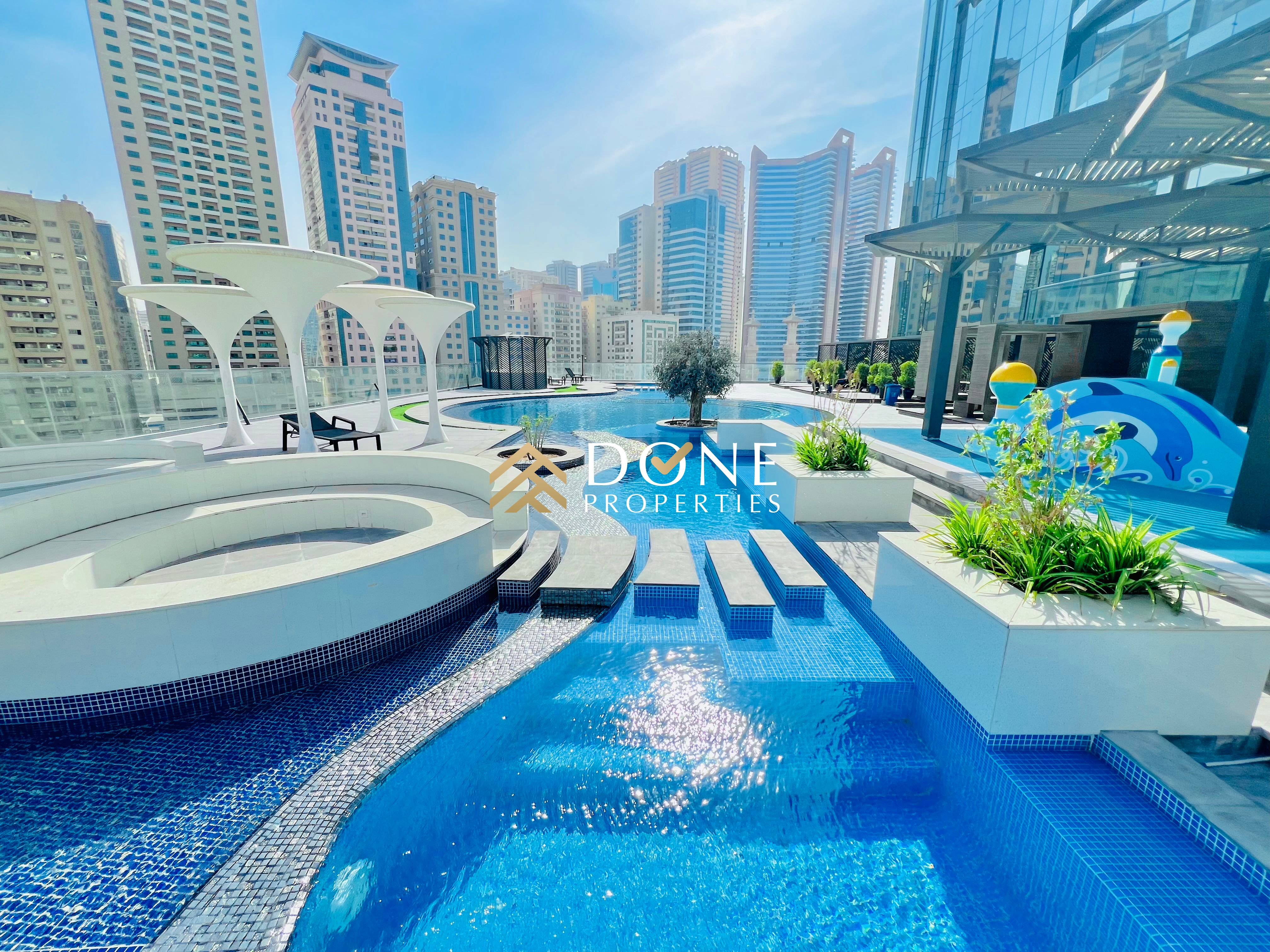 Sea view Splendor 4BHK Master suite with Pool, Gym & Breathtaking View