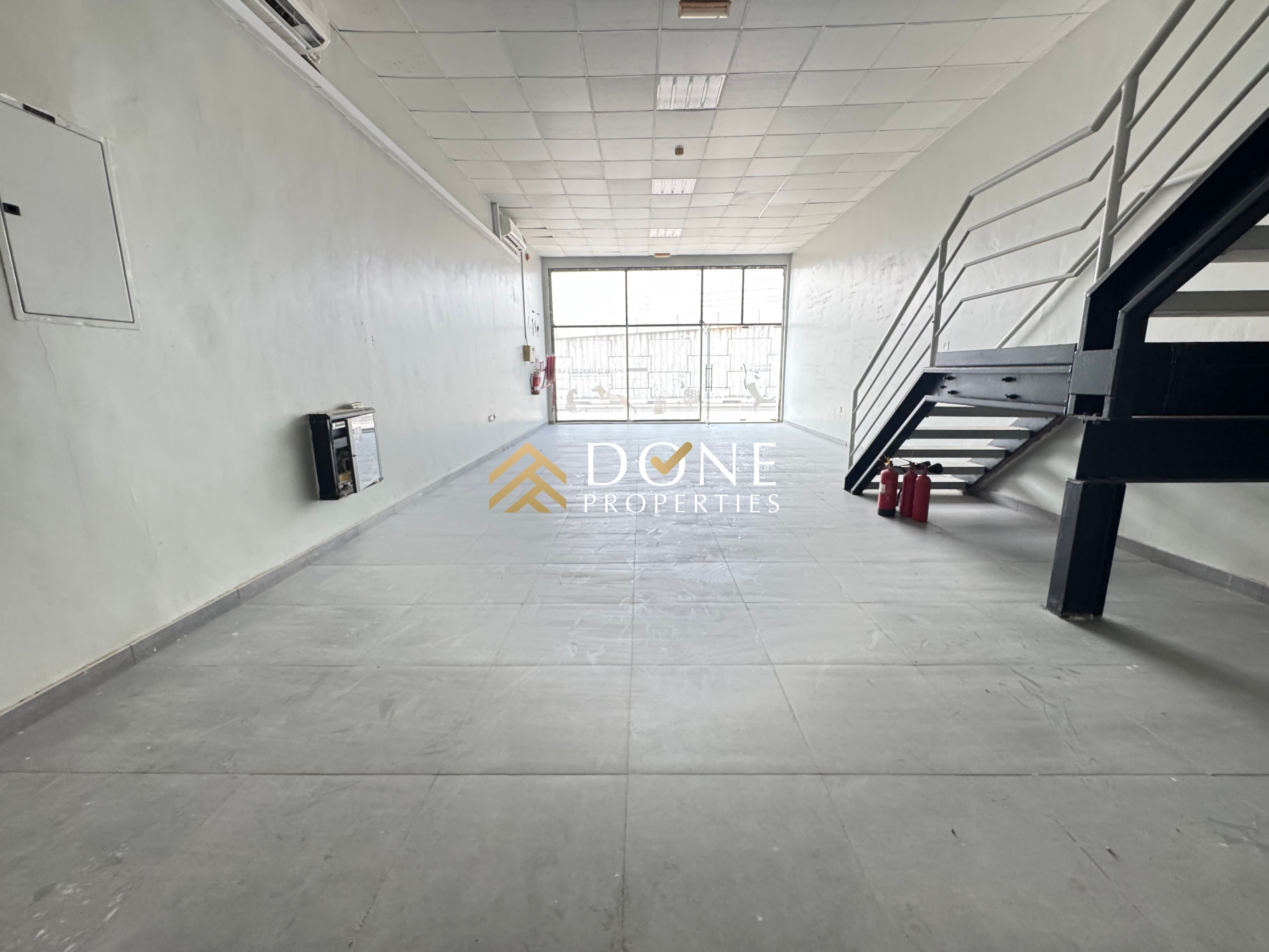 Hot offer on the road luxury showroom with Mazzine floor with washroom Business area ready to move only jest 115k