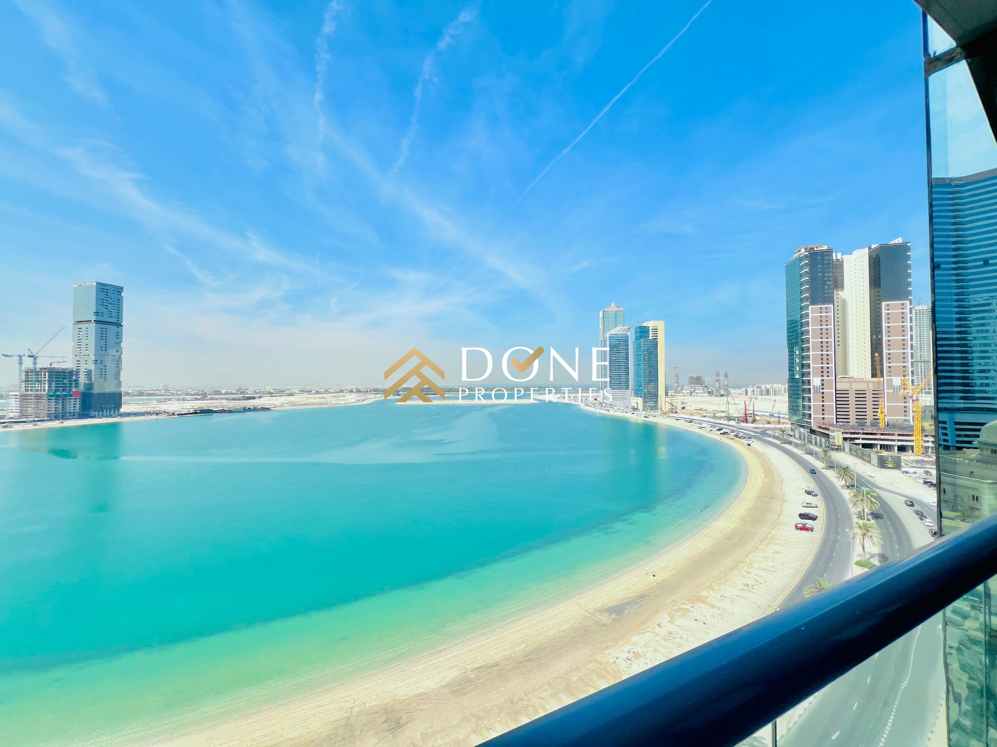 LUXURIOUS ELEGANT FINISHING 4BR PENTHOUSE . BREATHTAKING SEA VIEW. CLOSE TO MAMZAR BEACH
