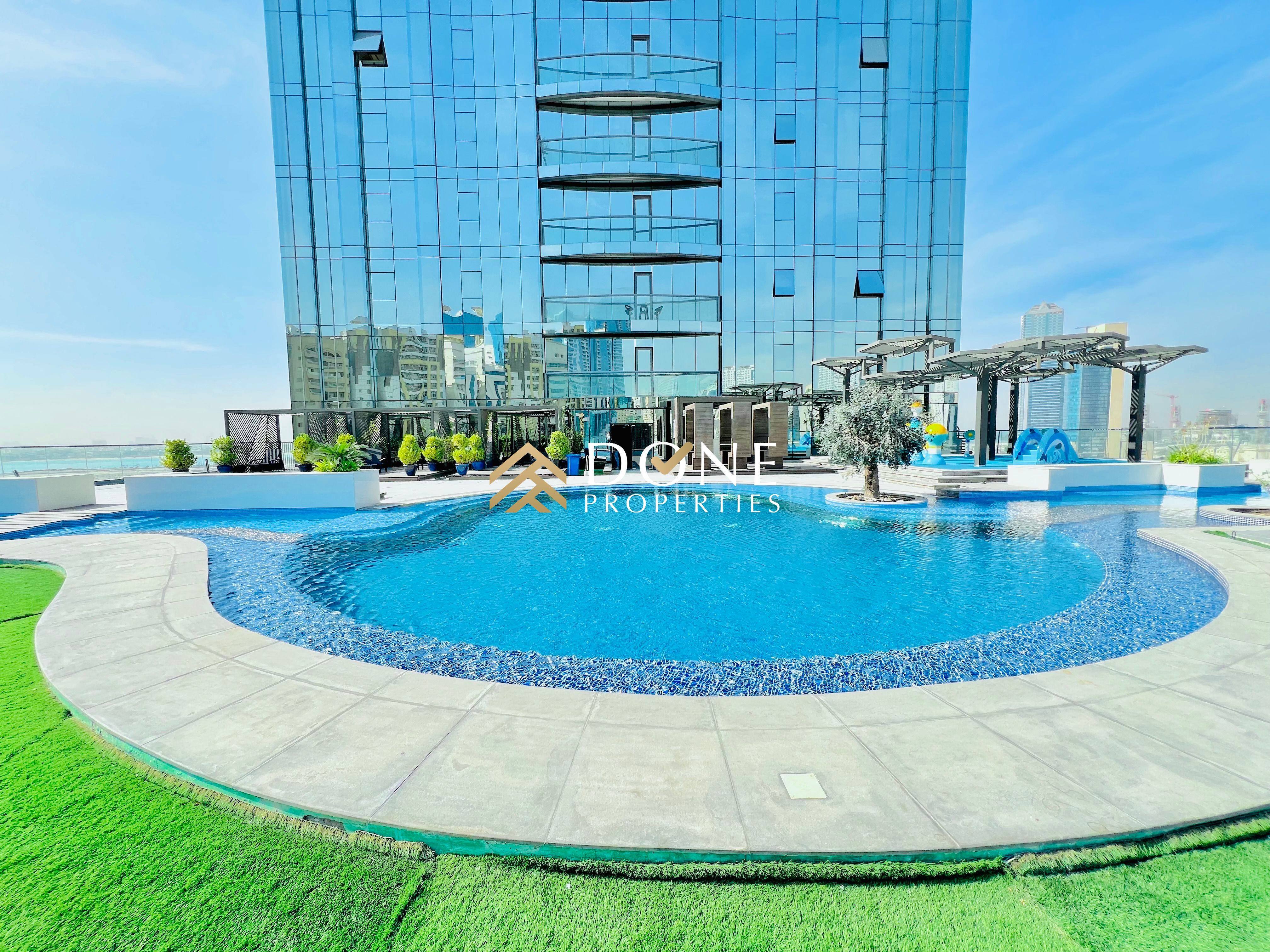 LUXURIOUS ELEGANT FINISHING 5BR PENTHOUSE . BREATHTAKING SEA VIEW. CLOSE TO MAMZAR BEACH
