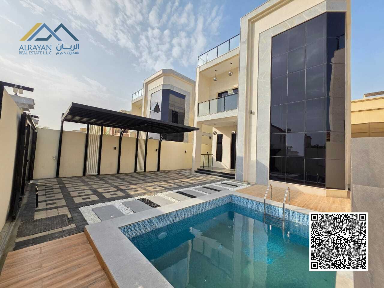 * For Sale: Luxurious Villa (Residential/Investment Villa) - Super Deluxe Marble Stone. Luxurious finishing and a prime location in the heart of Ajma