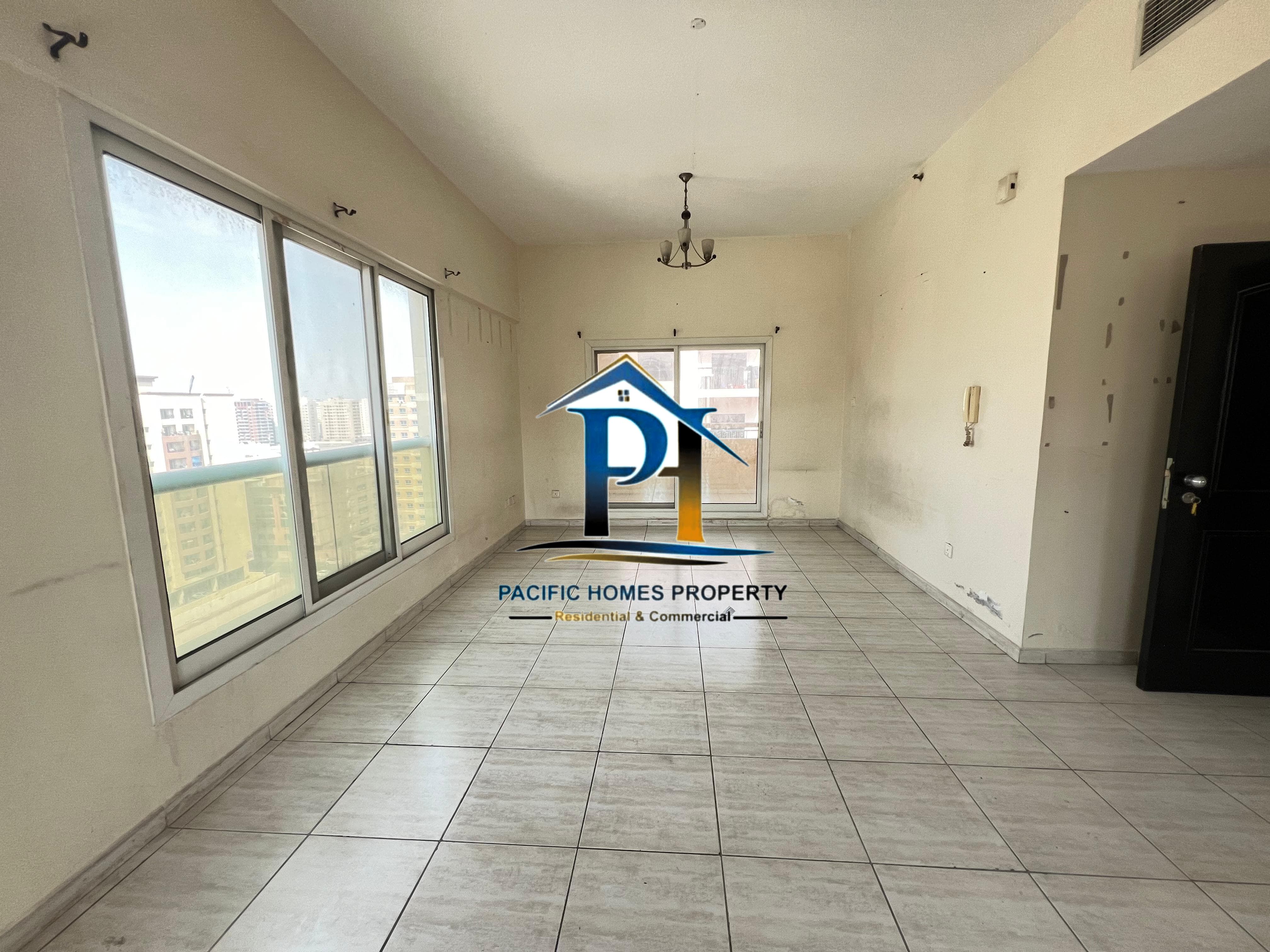 NEAR NMC=SPACIOUS 1 BHK WITH 2 BATHS=CLOSE KITCHEN=WITH ALL FACILITIES