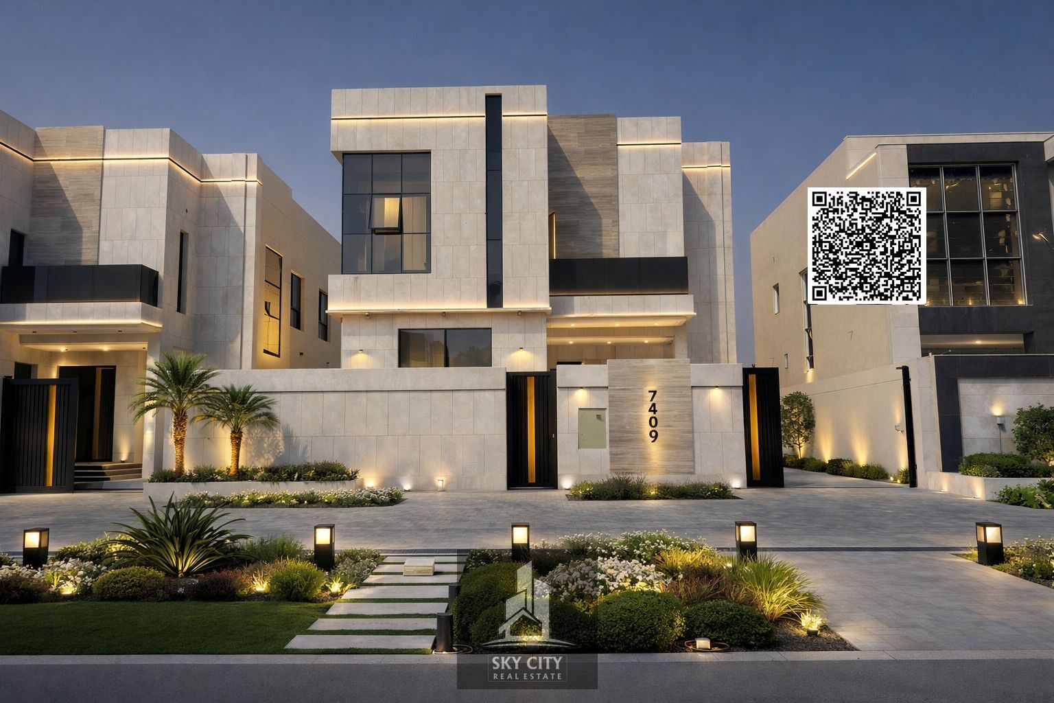 For sale: A villa with the specifications of your dreams. 4 master bedrooms with a swimming pool. Direct from Sheikh Mohammed Bin Zayed Road.