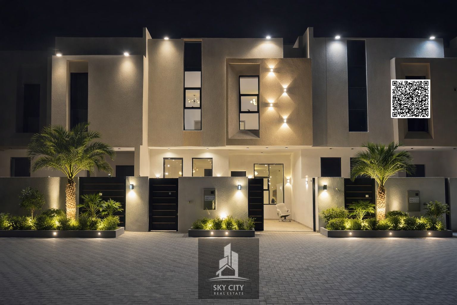 Own a villa with the specifications of your dreams: 4 master bedrooms with a direct rooftop terrace on Sheikh Mohammed Bin Zayed Road.