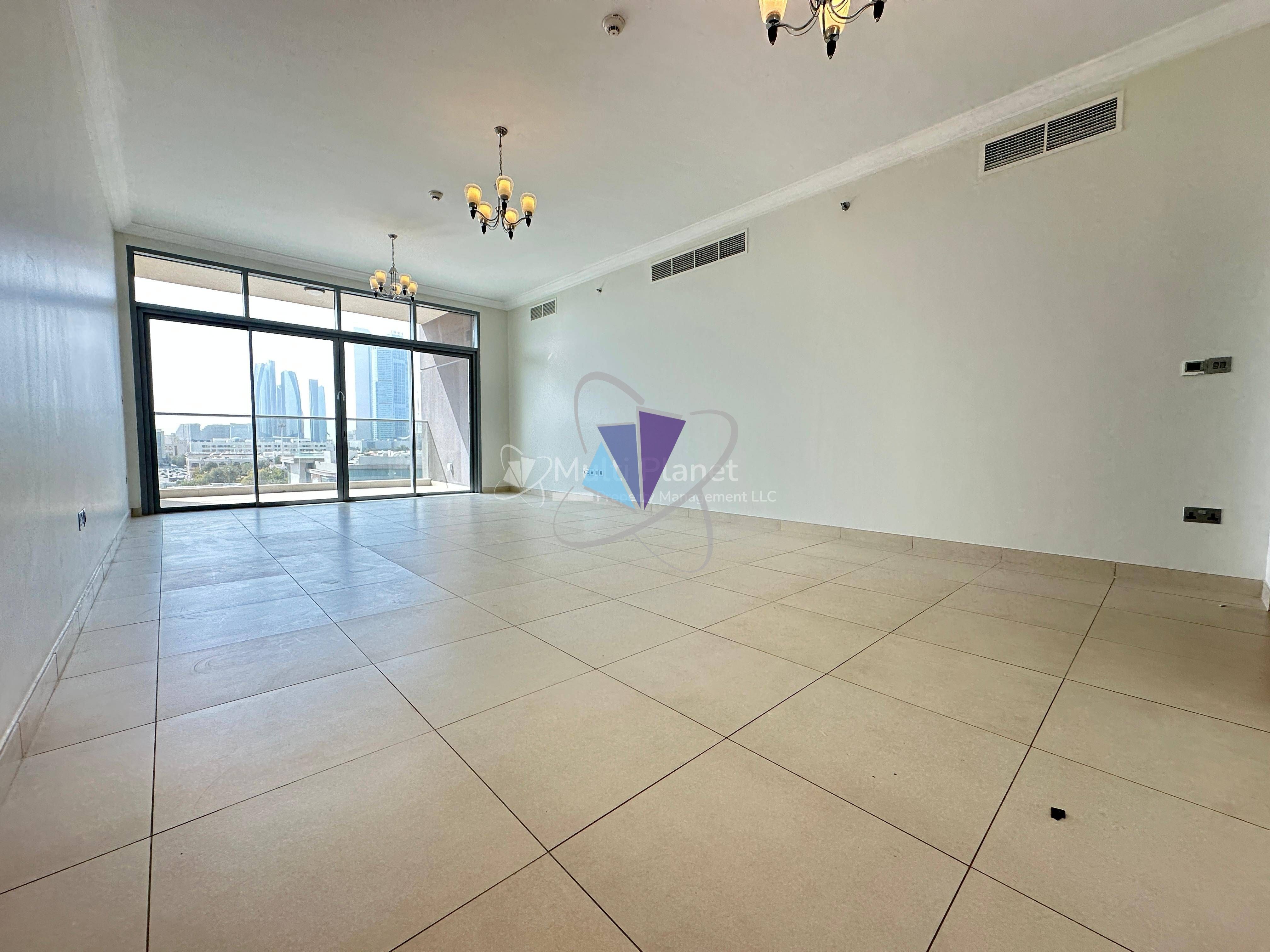 Spacious 3 Bedroom + Maid | Large Balcony | City View