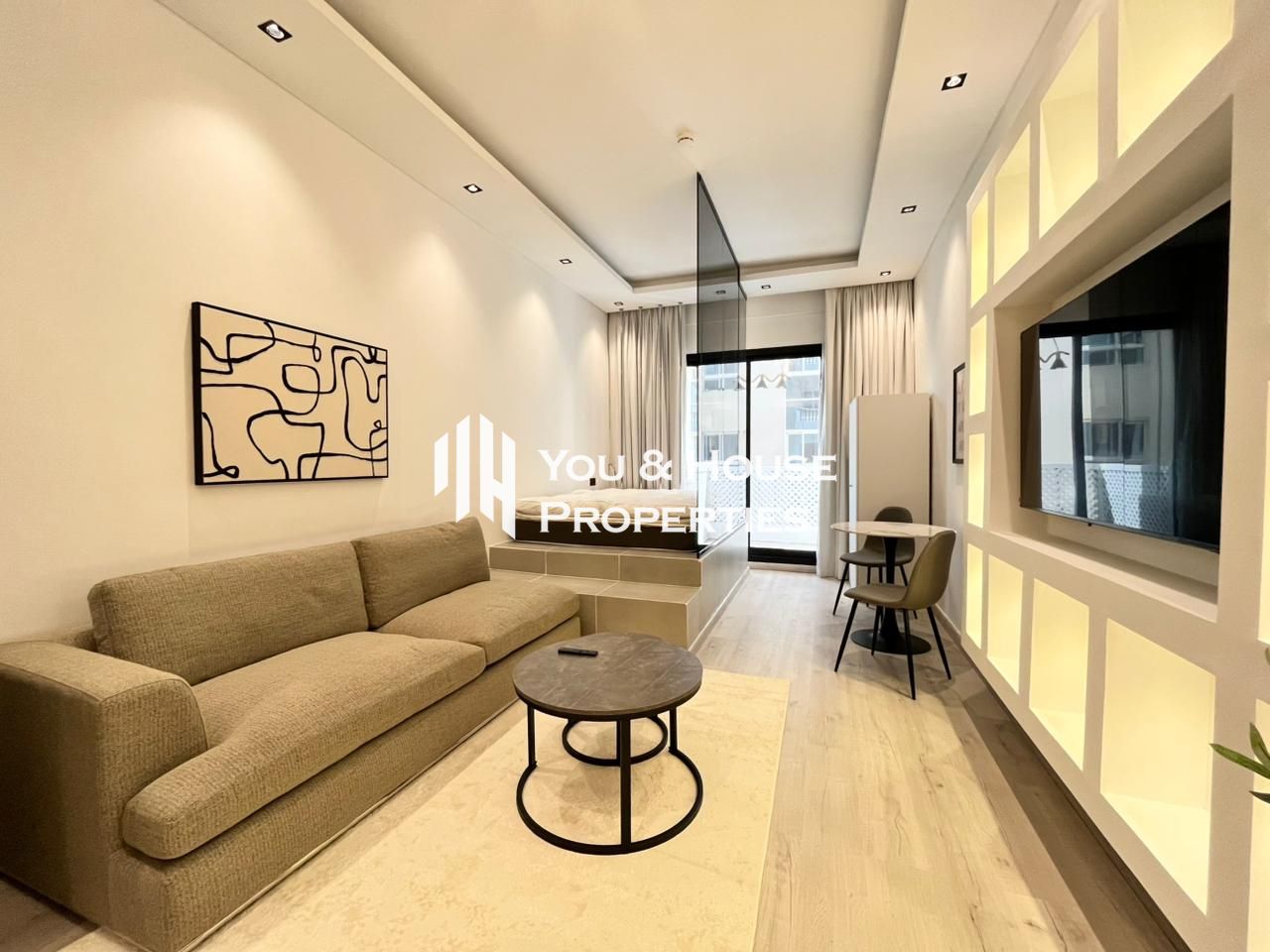 Chic Furnished Studio I with Kitchen Appliances I Flexible For Monthly 6500 With 12 Cheques