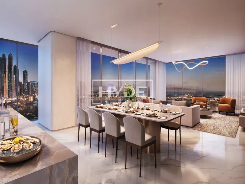 Corner Unit | Dubai Eye and Sunset Views