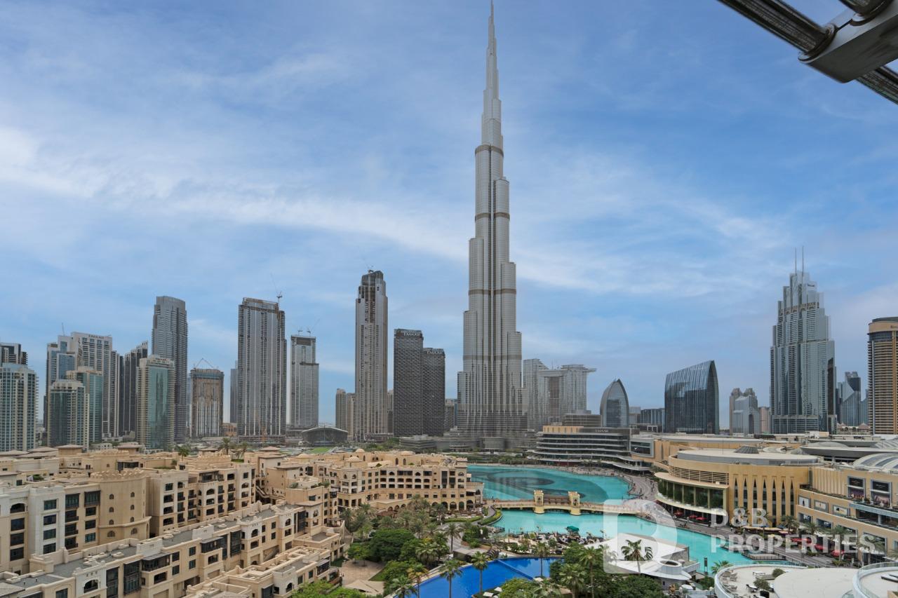 Direct Burj Khalifa View | With Study | Furnished