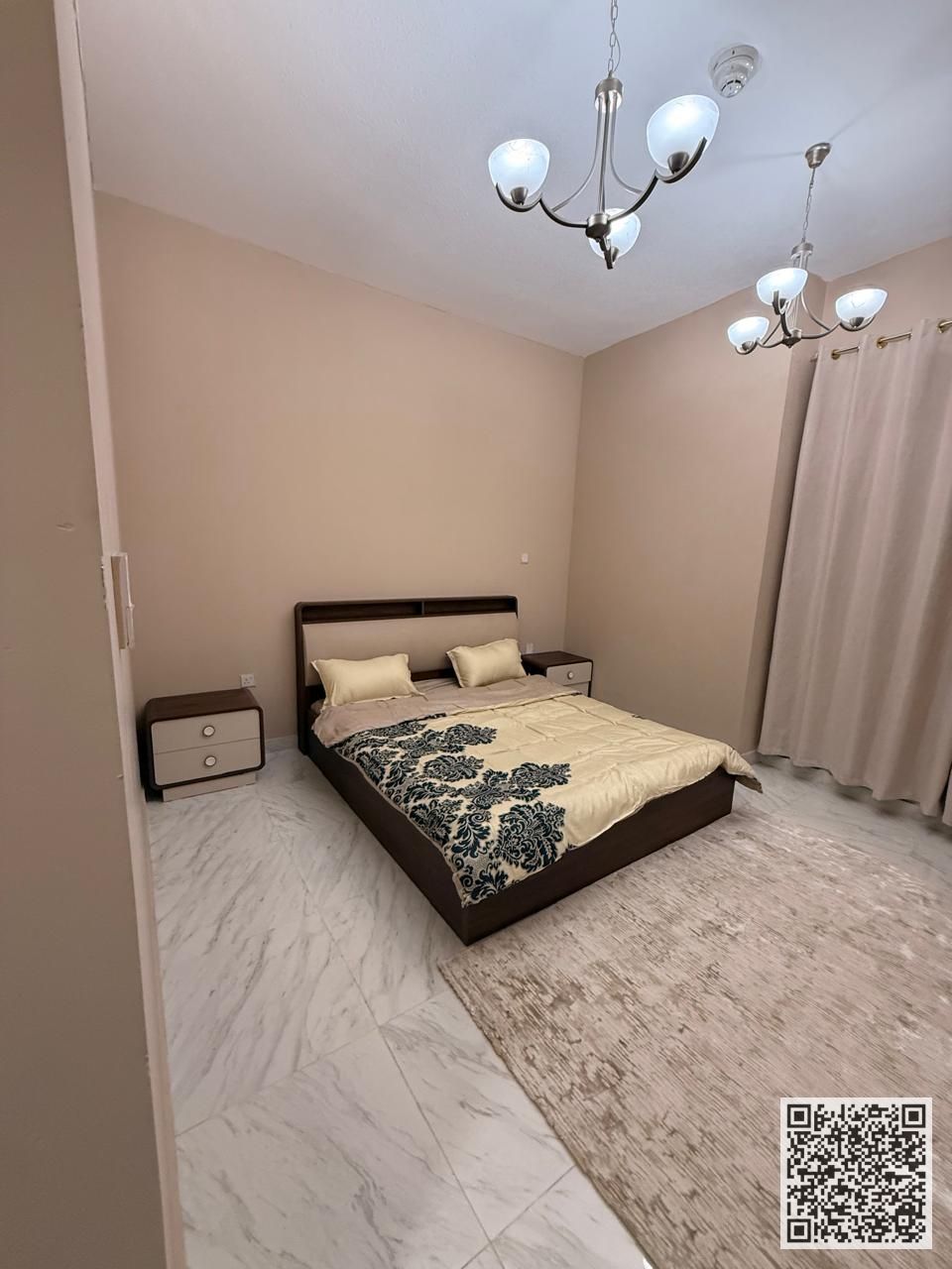 Luxurious furnished one-bedroom apartment with brand new furniture for monthly rent in Ajman - Al Rashidiya 3
