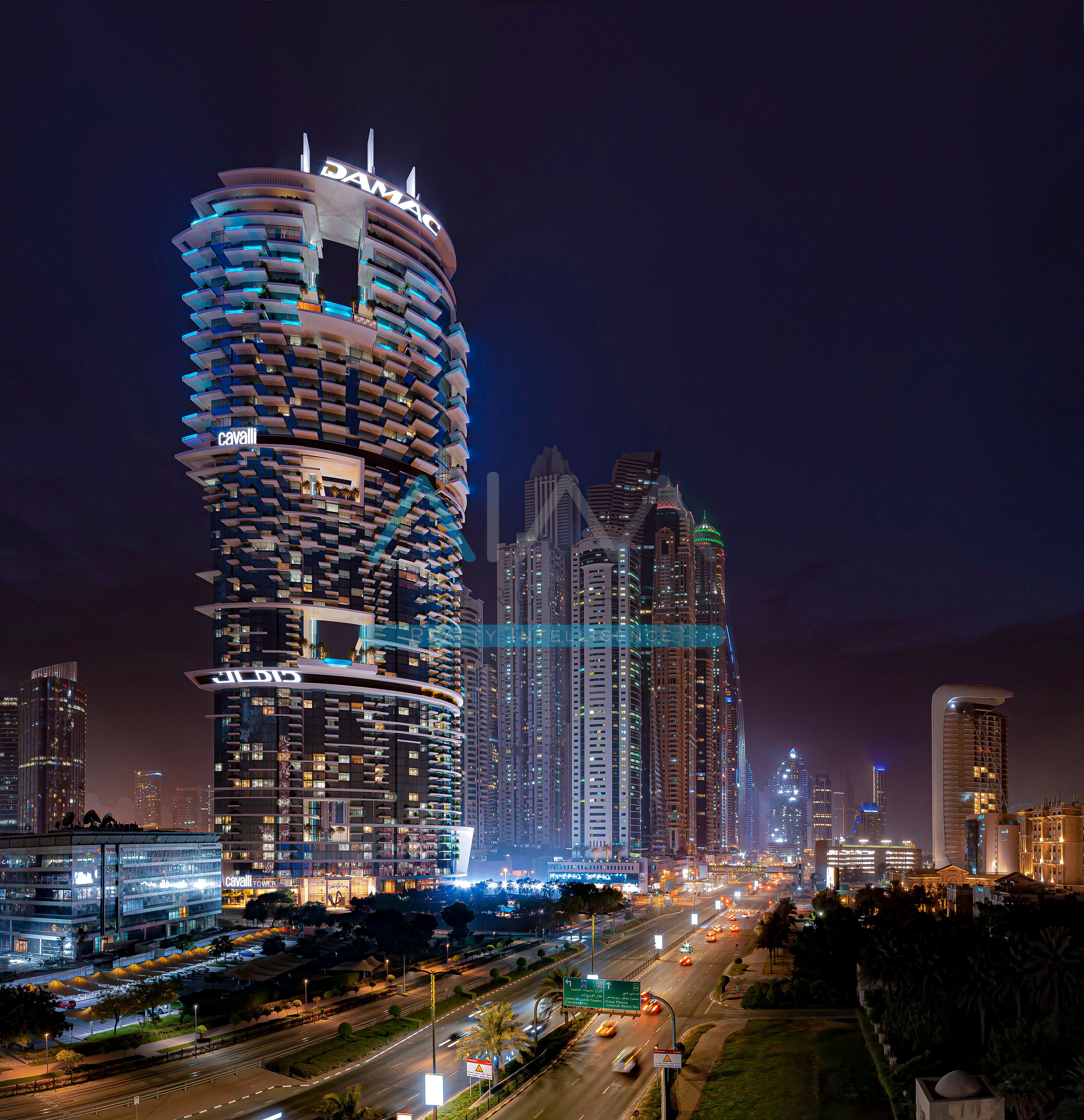 CAVALLI TOWER DUBAI MARINA FULL SEA VIEW 3BR/PRIVATE POOL FOR SALE
