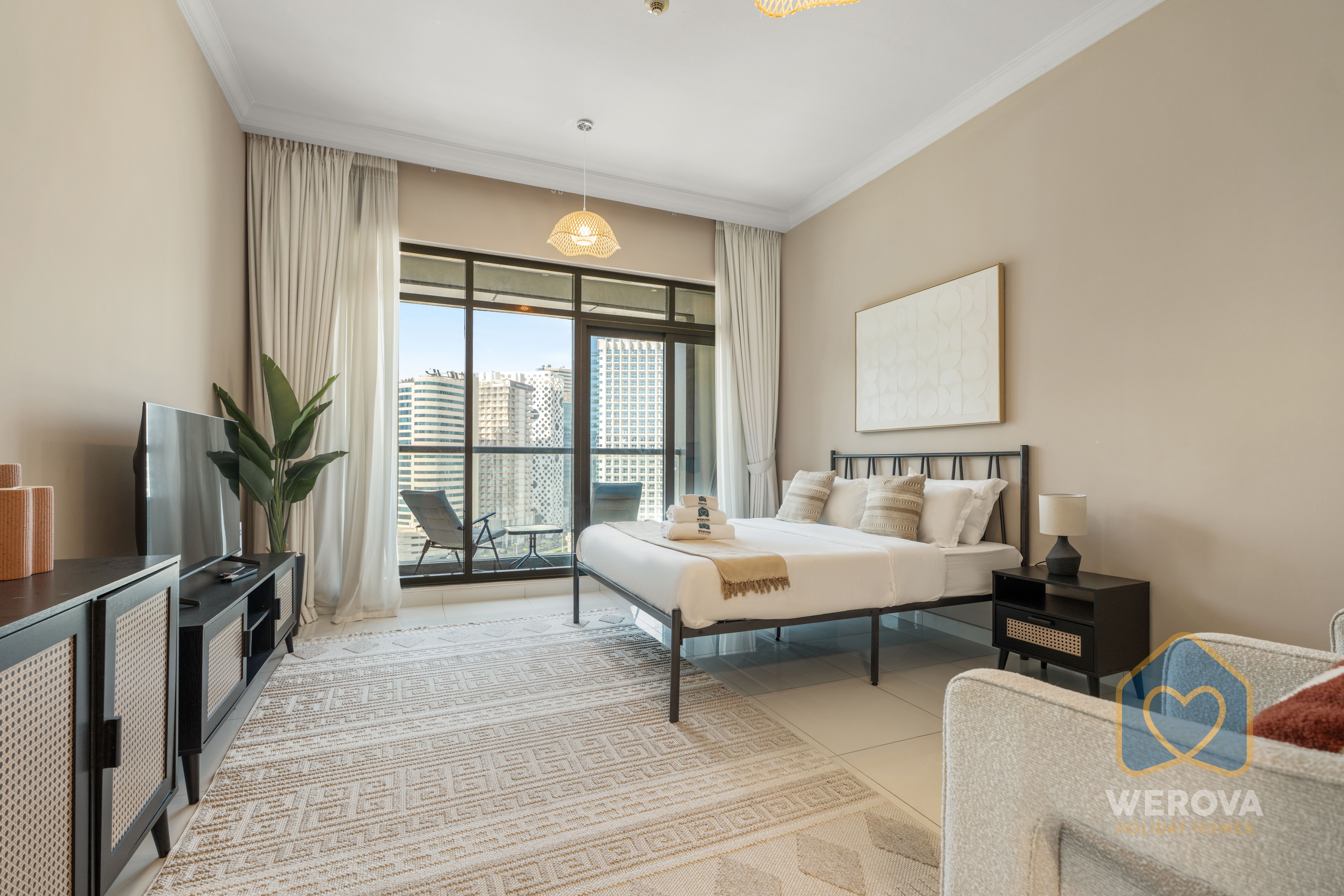 WEROVA - Stylish Studio with Canal View | Perfect Urban Living | Fully Furnished