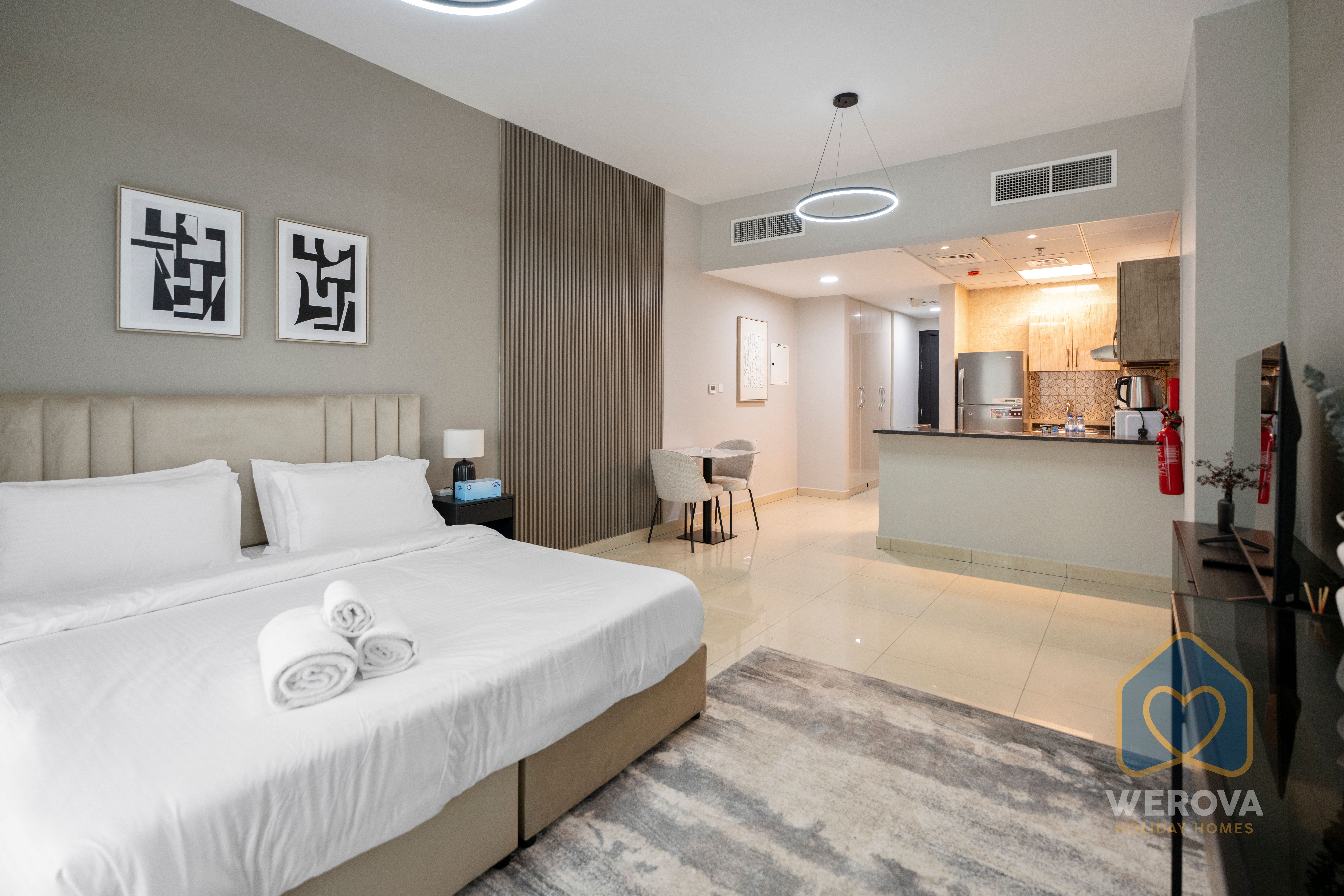 WEROVA - Luxury Living | Modern Studio in Uniestate Prime Tower, JVC