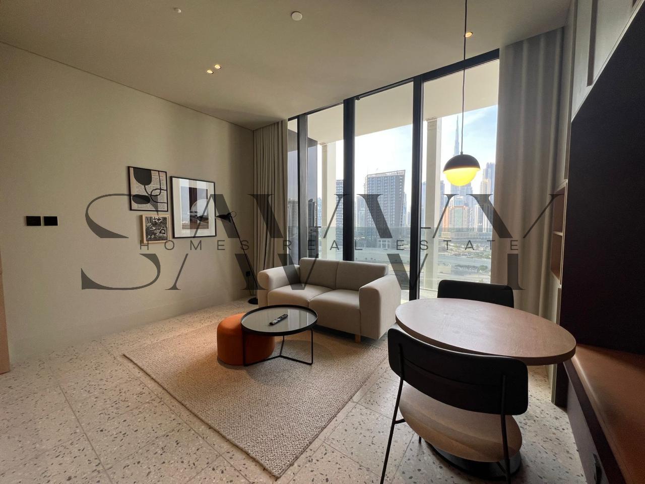 Burj Khalifa View | High-End Furnished Home | Prime Business Bay