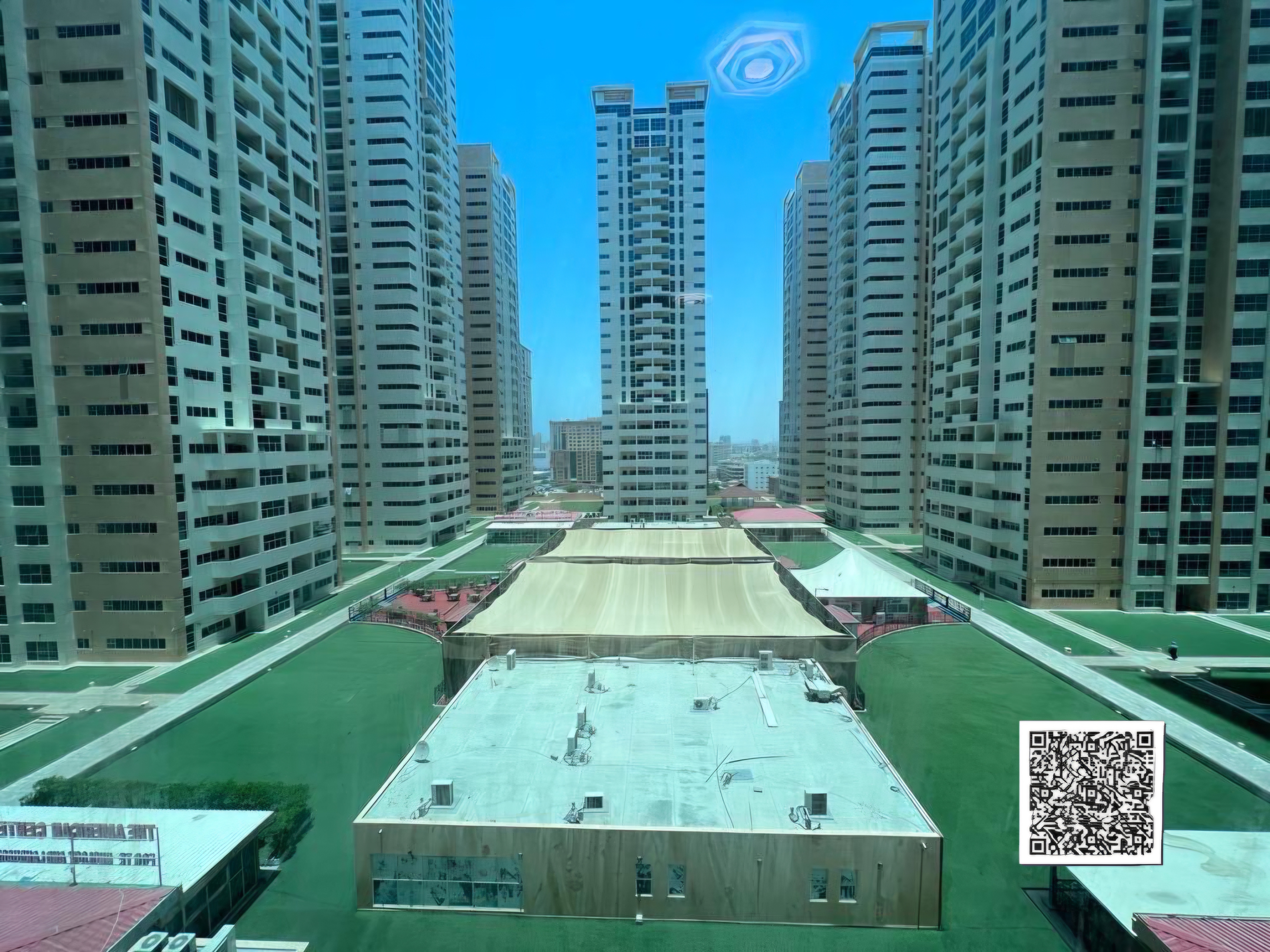 INVESTOR ROI | WITH PARKING | READY TO RENT | AJMAN ONE TOWER| VACANT ON TRANSFER | FULL GARDEN VIEW | TOWER 6 | RENTED MONTHLY AED 5500 |