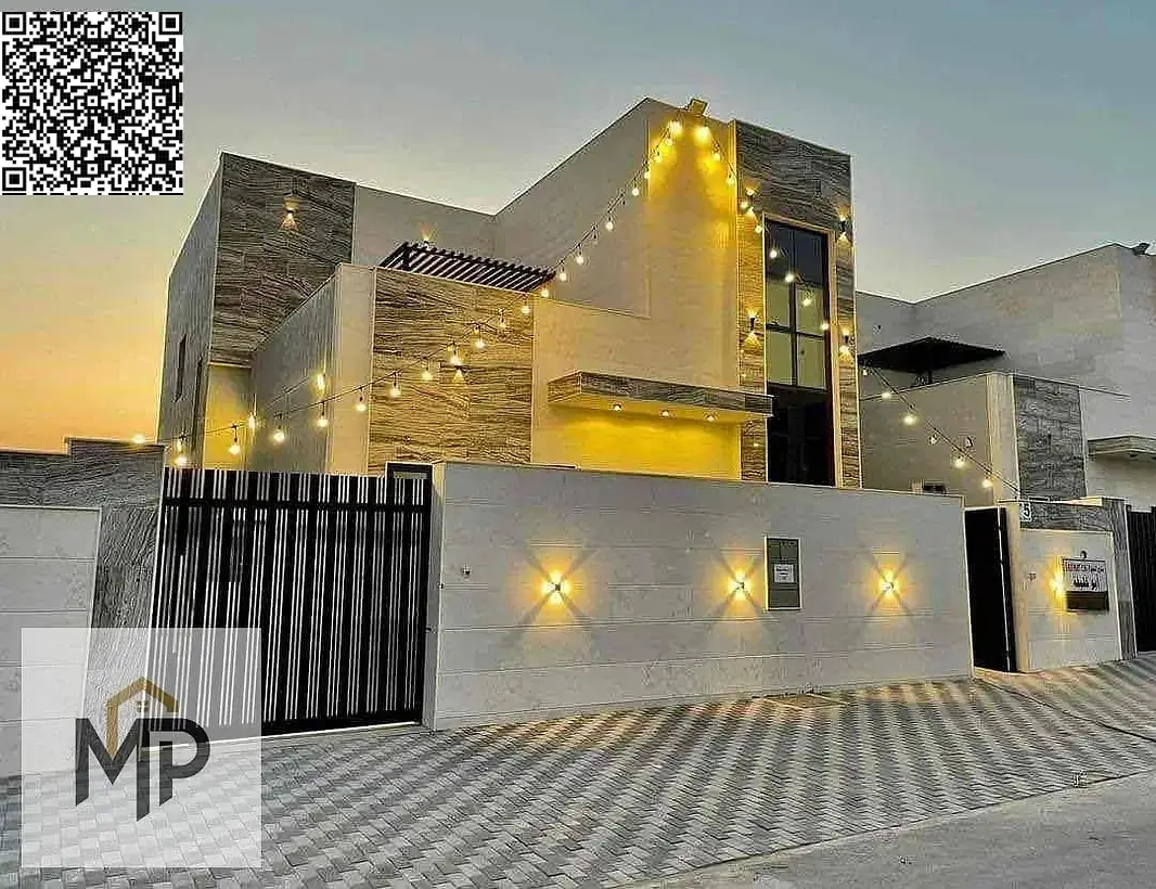 Villa for rent in Al Zahia | 2 floors + roof | 4 master bedrooms + living room + majlis + maid's room |