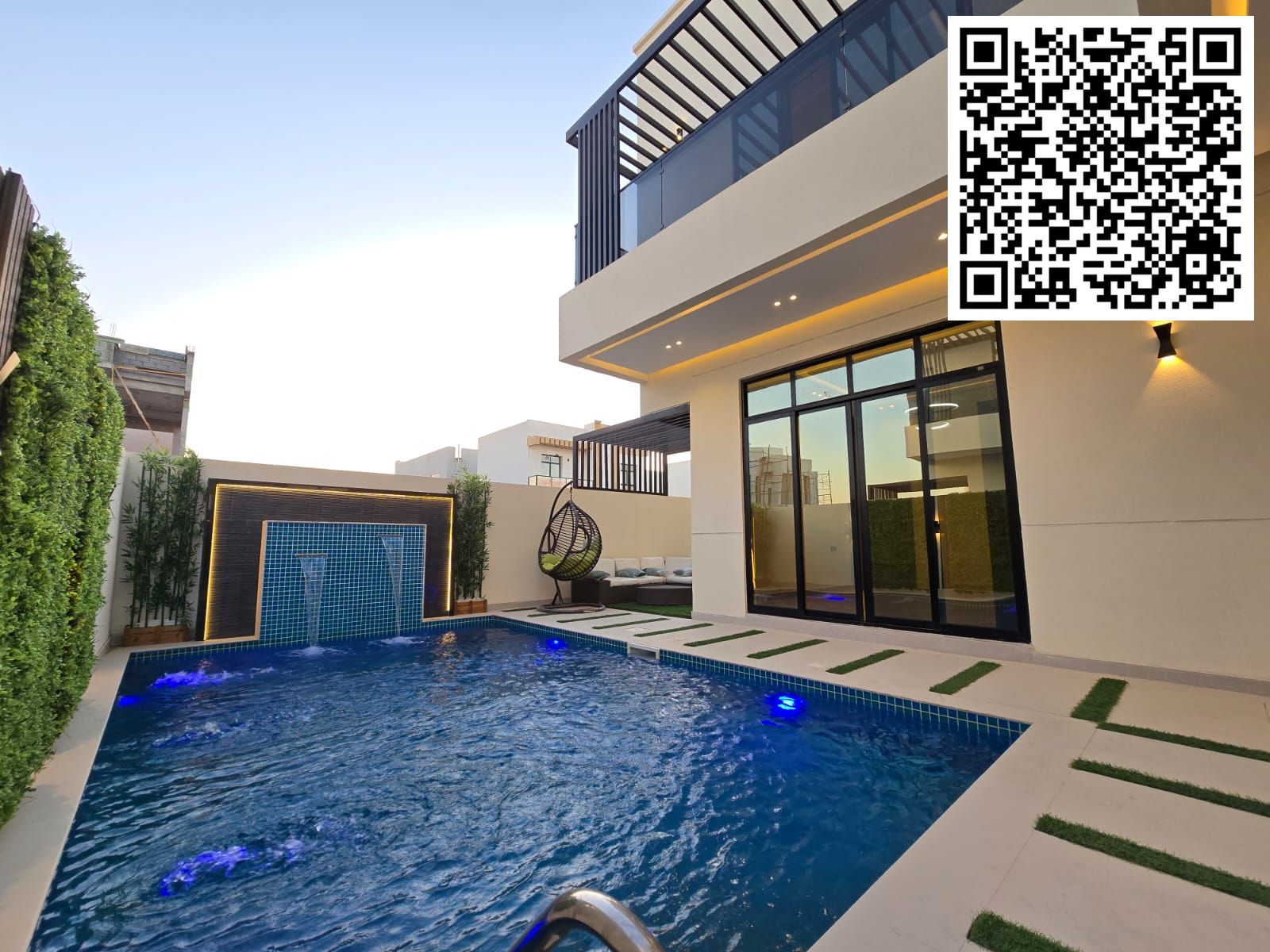 Exclusive Offer – Modern Villa for Rent in Al Bahia | Private Pool | 5 Master Bedrooms | First Occupancy