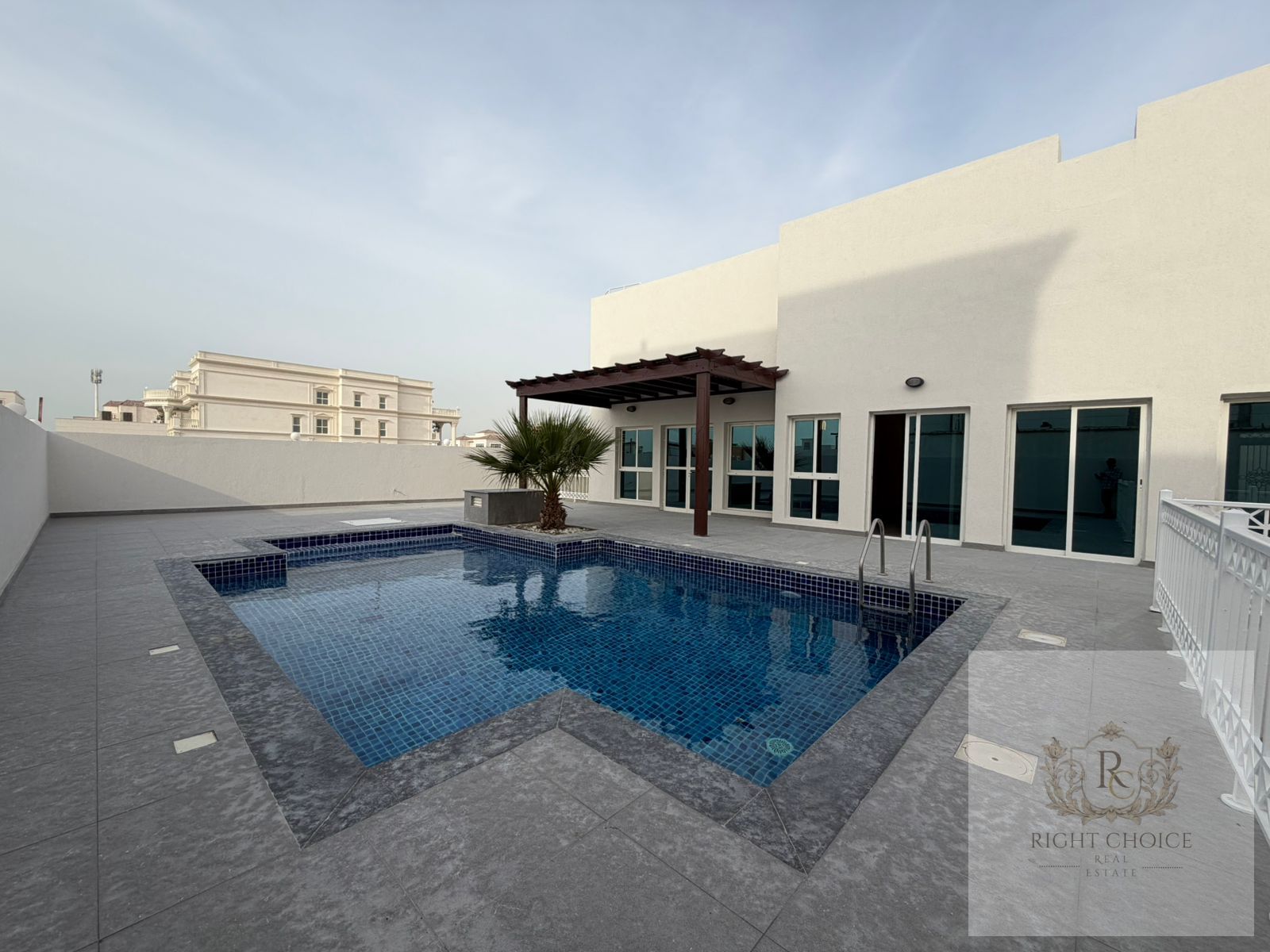 (Brand New Villa) European Style Master!! 3 Br Villa-Private Pool+Front Yard+Backyard Khalifa City A