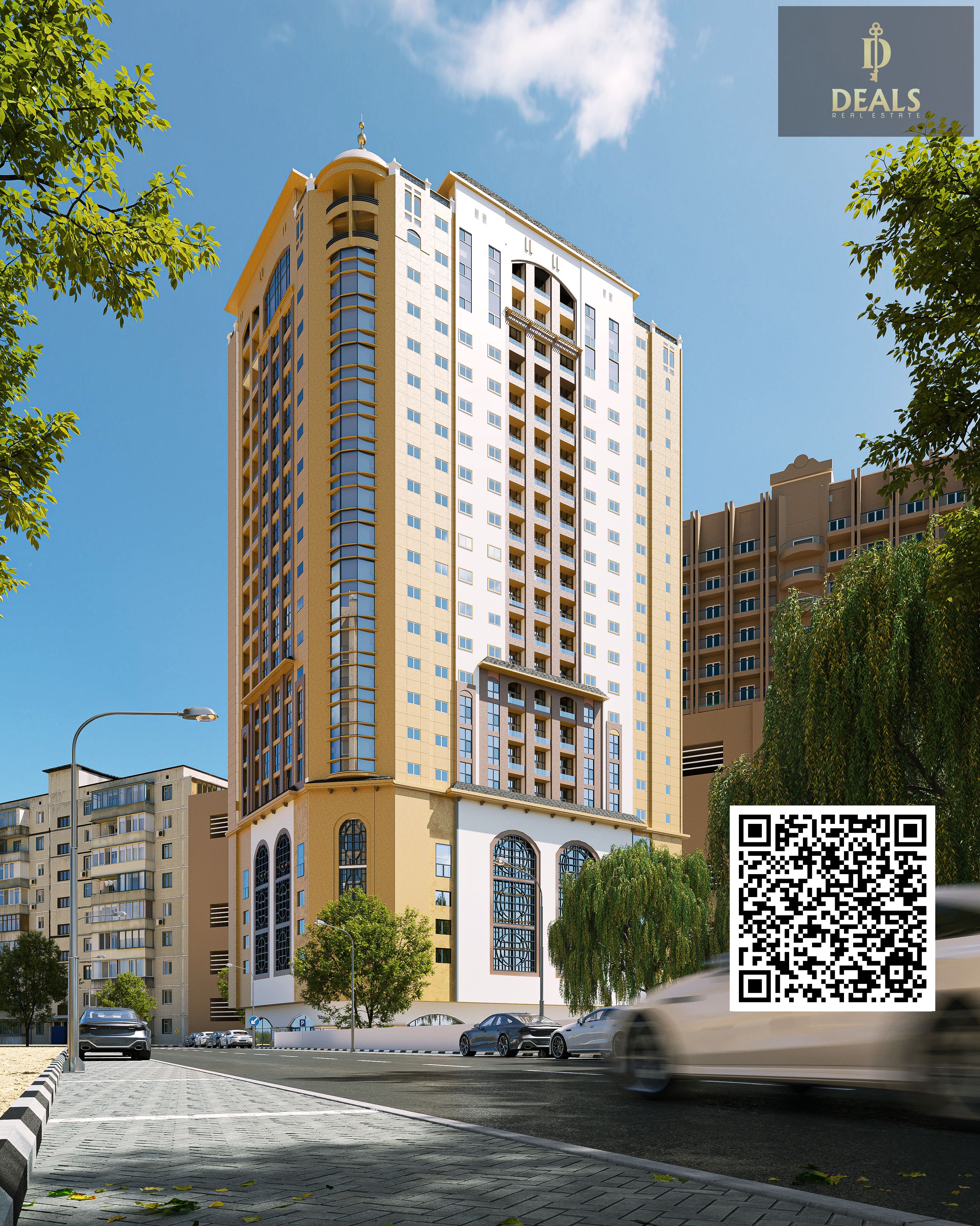 STUDIO IN AMEERA VILLAGE ! LUXURY FINISHING ! EASY INSTALLMENTS PAYMENT PLAN! DONT MISS!!