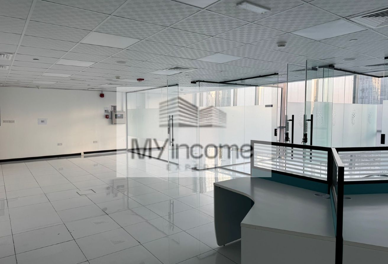 HUGE & BRIGHT OPEN OFFICE | 5 PARTITIONS | PRIME JLT LOCATION