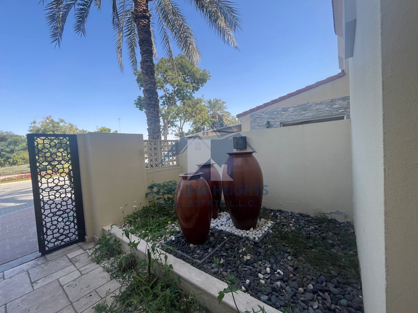 Prestigious community / Corner Villa / 4 Bedrooms / Al Badia Living / Peaceful environment / Huge / close to bus stop