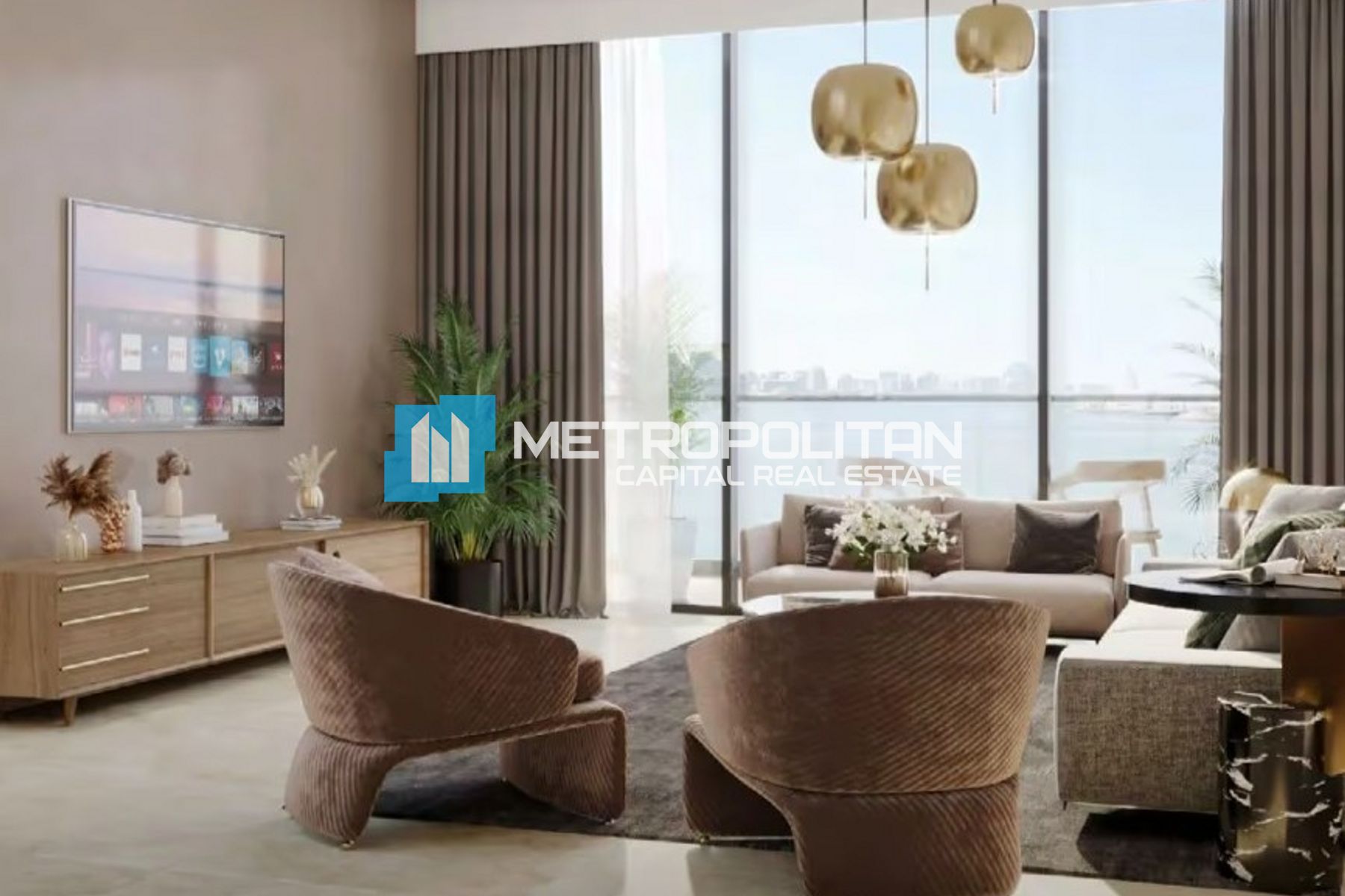 Canal and Pool View | High Floor 1BR | Fully Paid