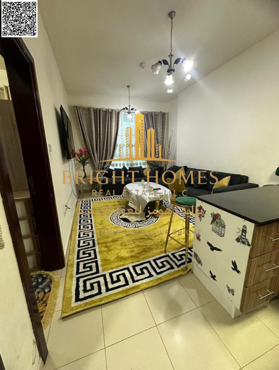 1 Bedroom + + Furnished – Very Elegant 2 Bathrooms Oepn Kitchen – Fully Equipp