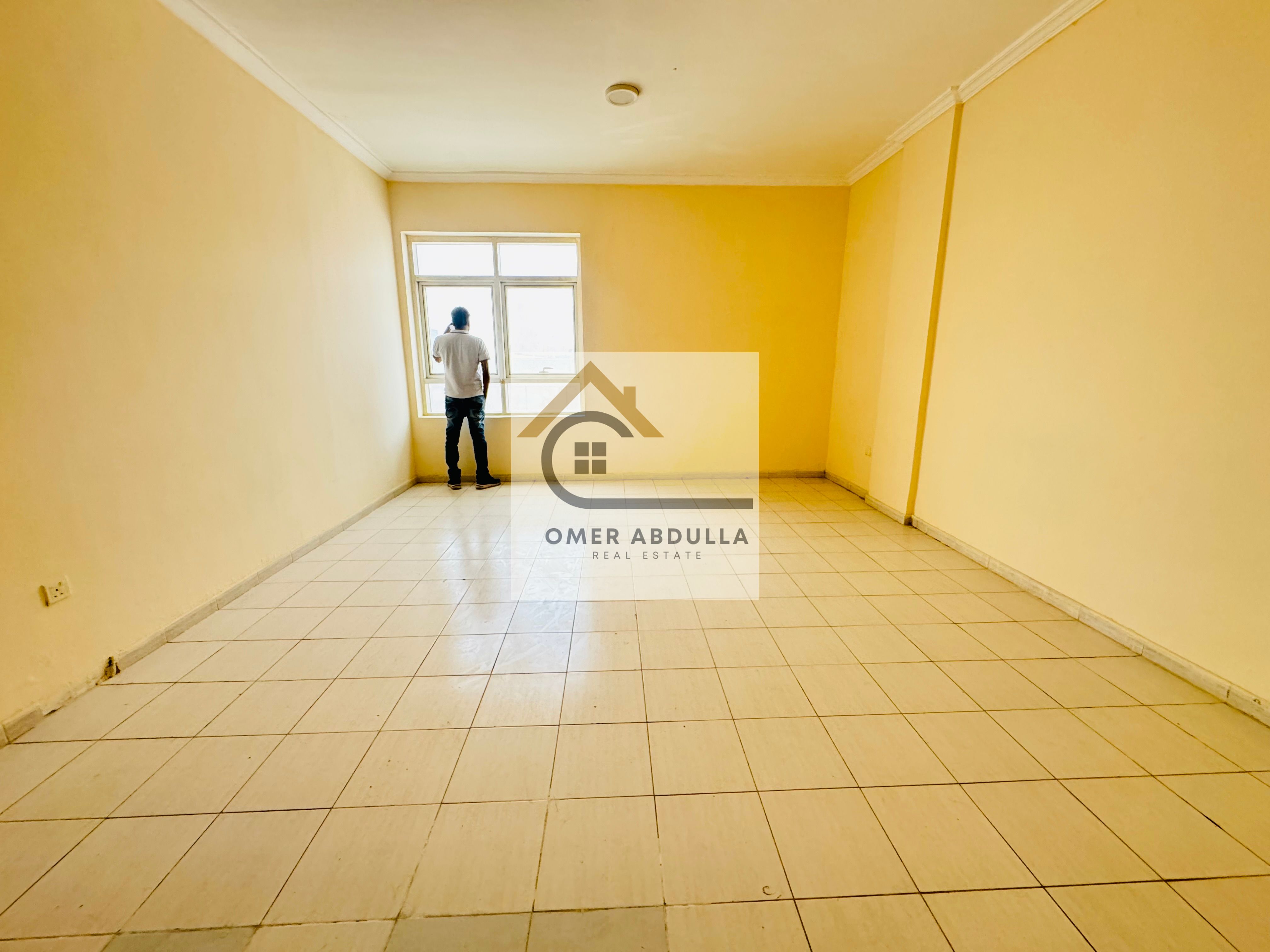 LAVISH BIG SIZE 1BHK WITH CLOSE HALL CENTRAL AC IN MUWAILEH