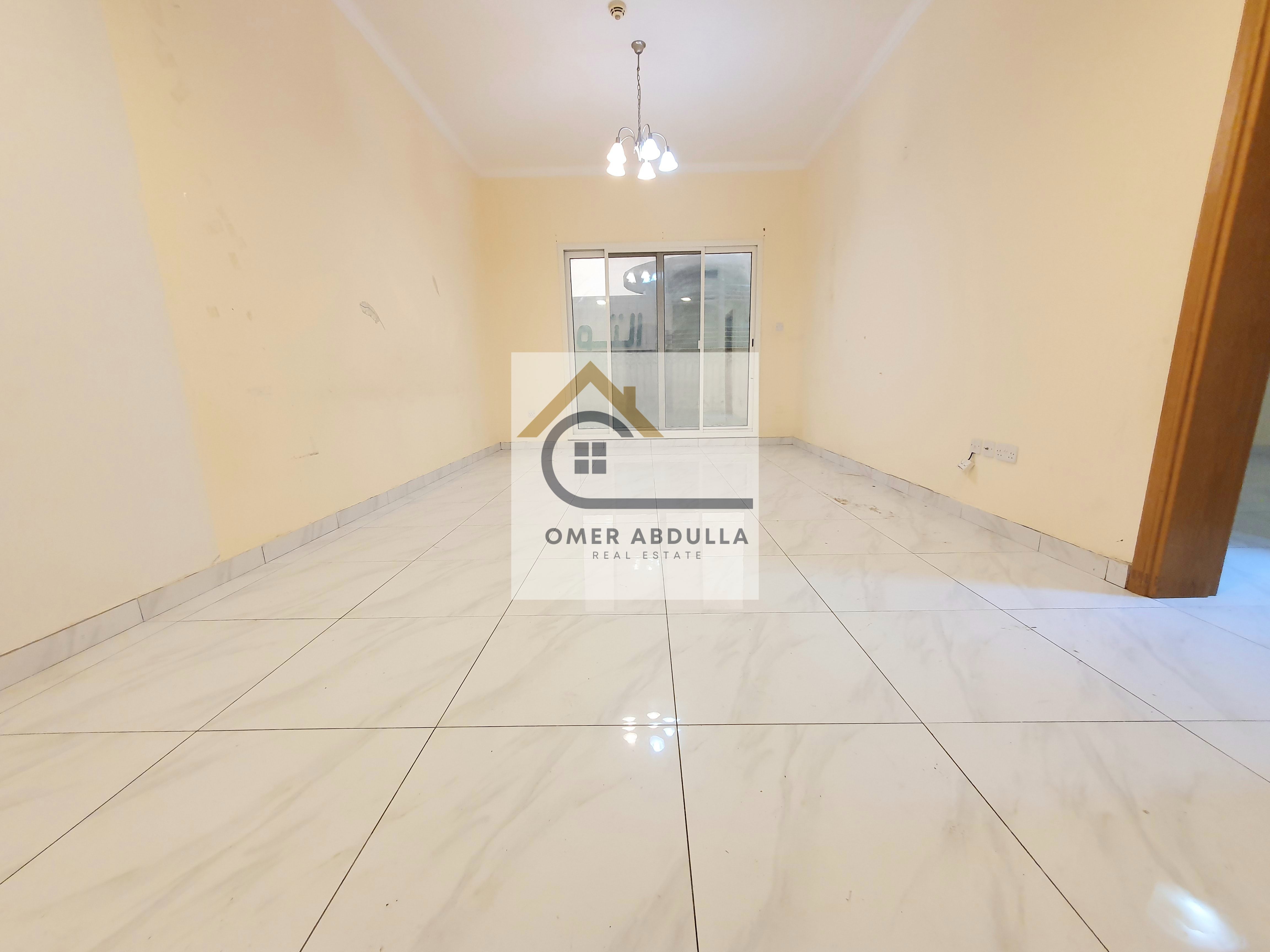 LAVISH BIG SIZE 1BHK WITH 2 WASHROOMS WITH 2 BALCONY SCHOOL AREA IN MUWAILEH