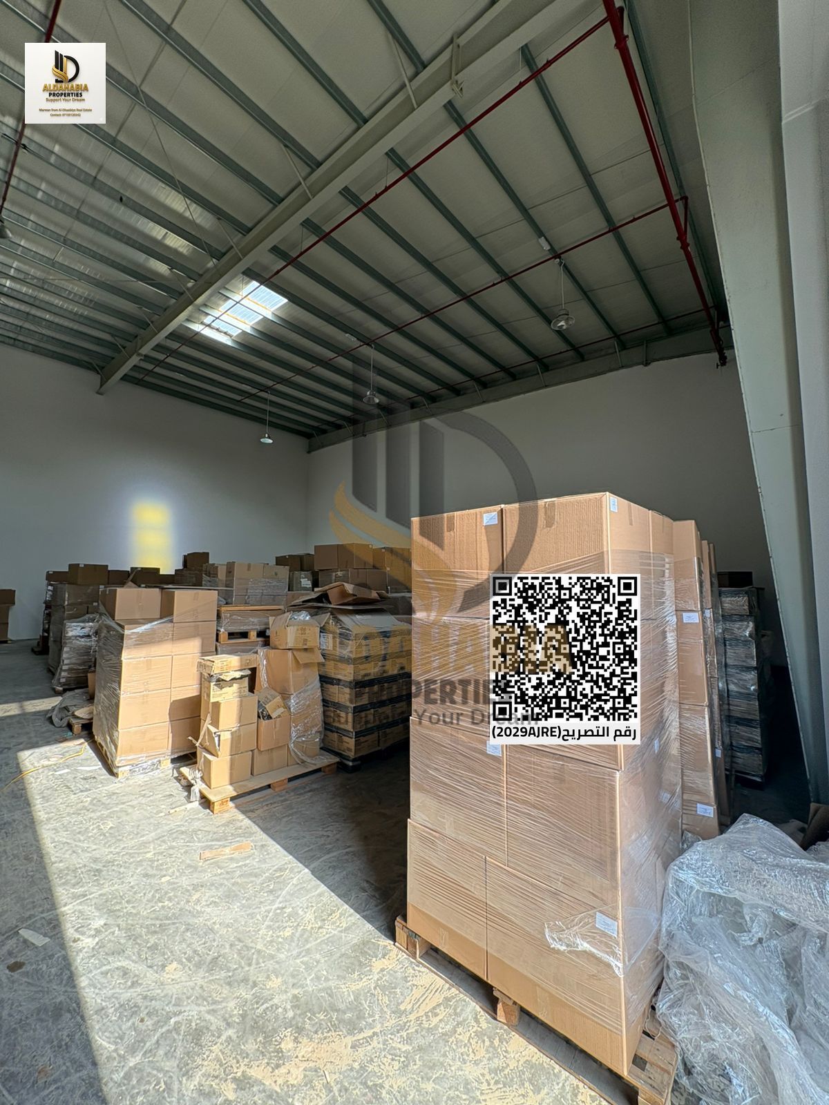 Warehouse available for rent in the Free Industrial Area Umm Al Quwain