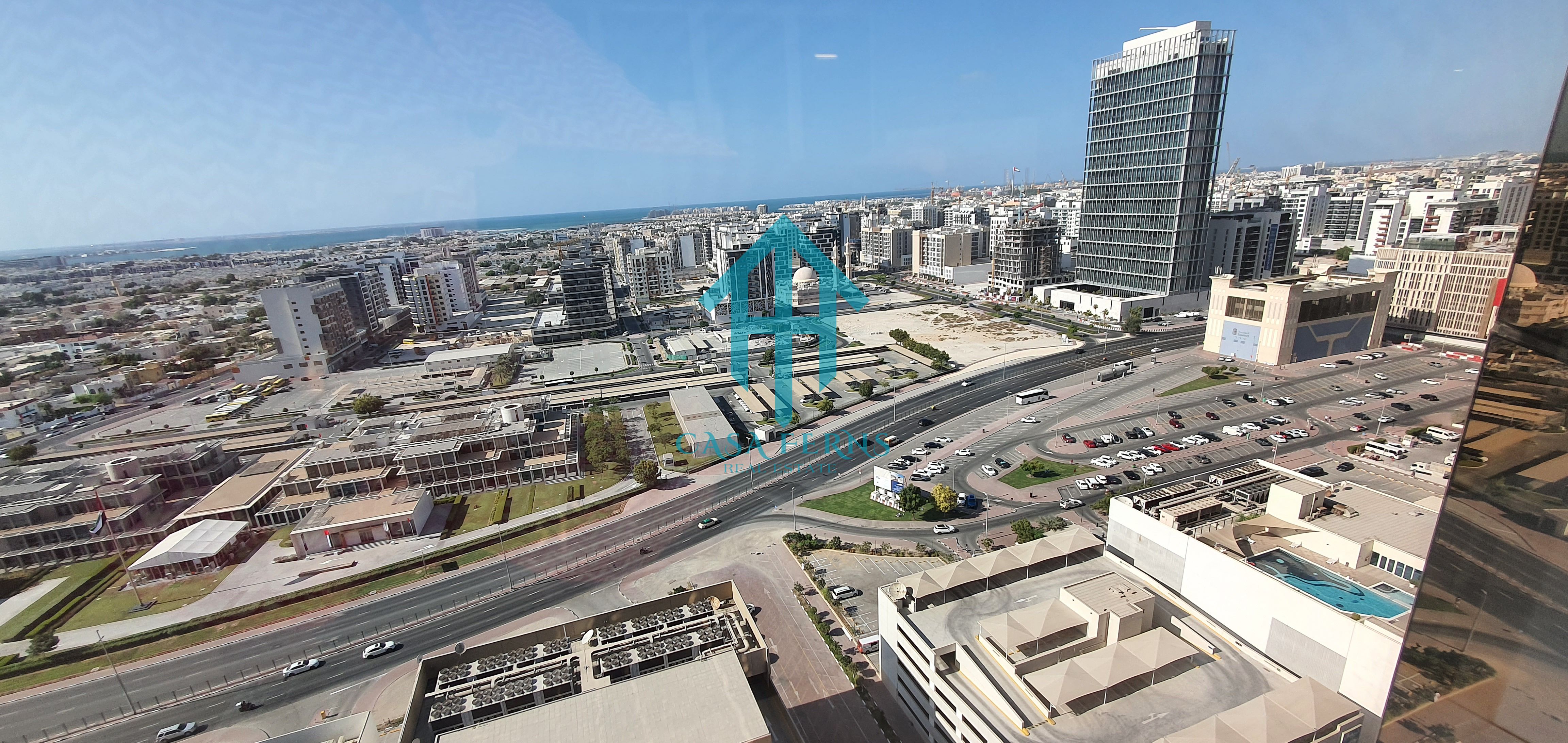 Fitted Office | next to Metro | Sea view | DED License Only