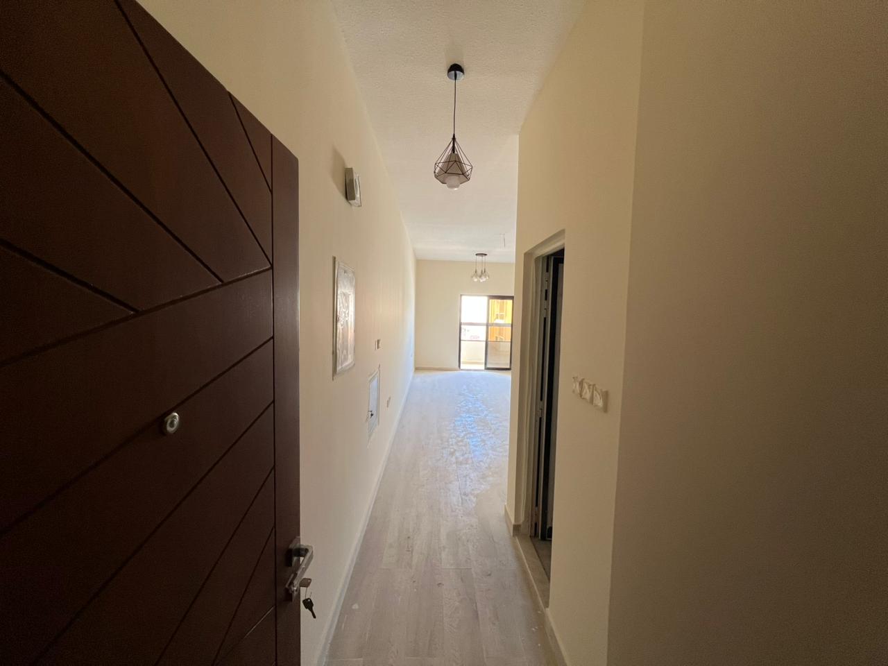 For annual rent: A brand new, never-before-occupied one-bedroom apartment in Al Jurf 3, Ajman.