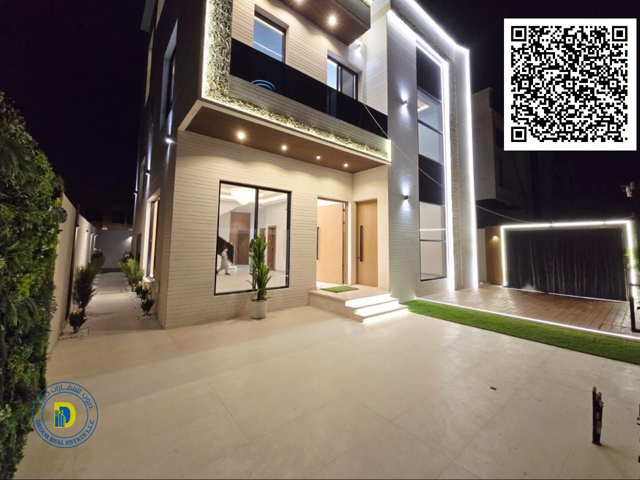 European-style villa in Al Zahia, 5 rooms and a roof, registration fees included