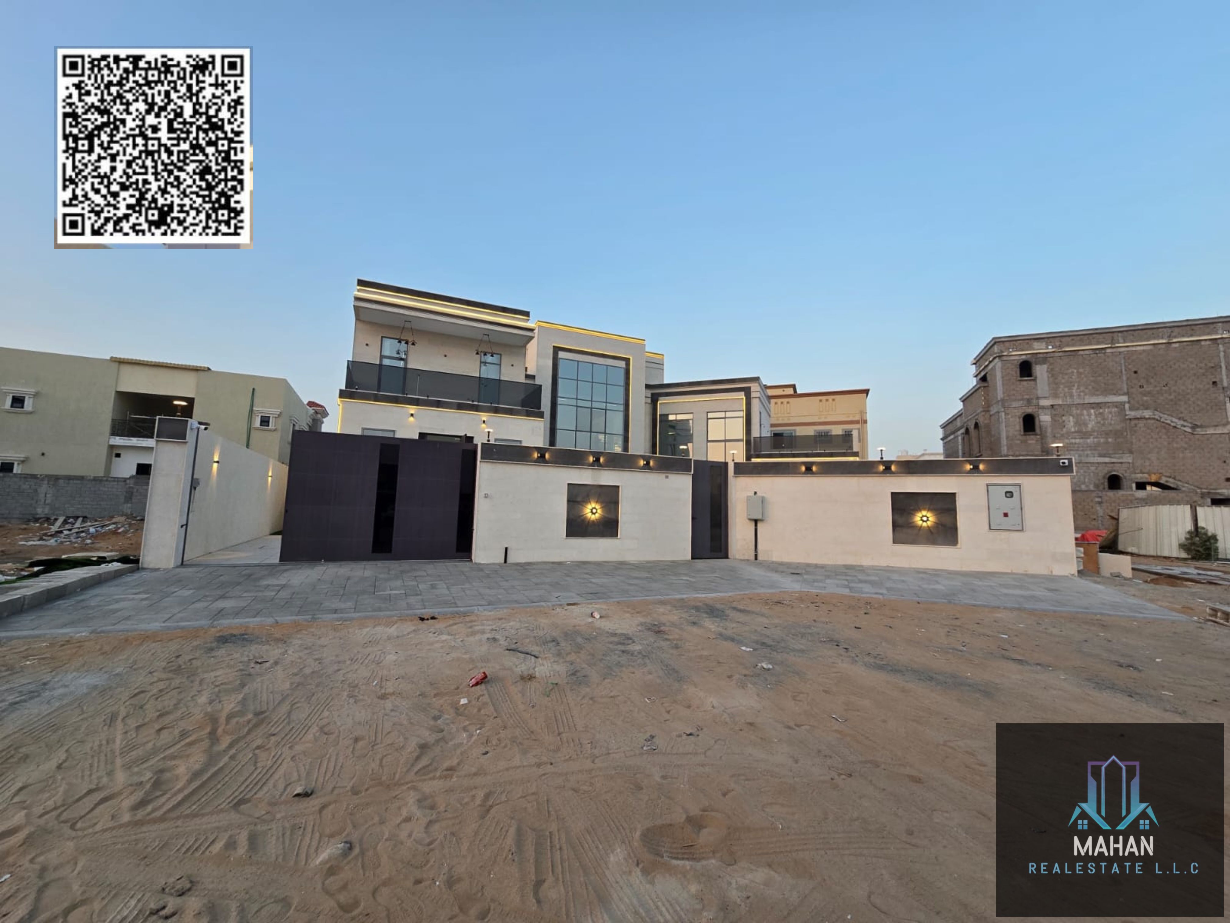 Villa for sale Ajman 6 bedroom villa with swimming pool land area 10300 square feet