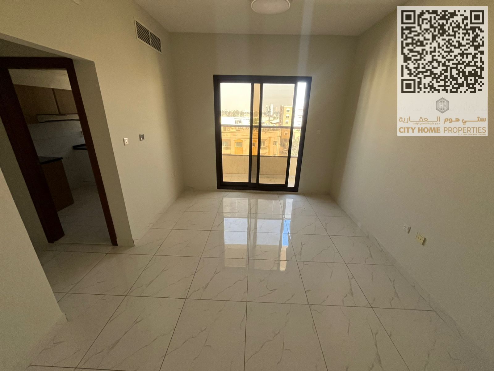 Annual Rent Opportunity | Master Bedroom with Living Room and Balcony near Dubai Exit