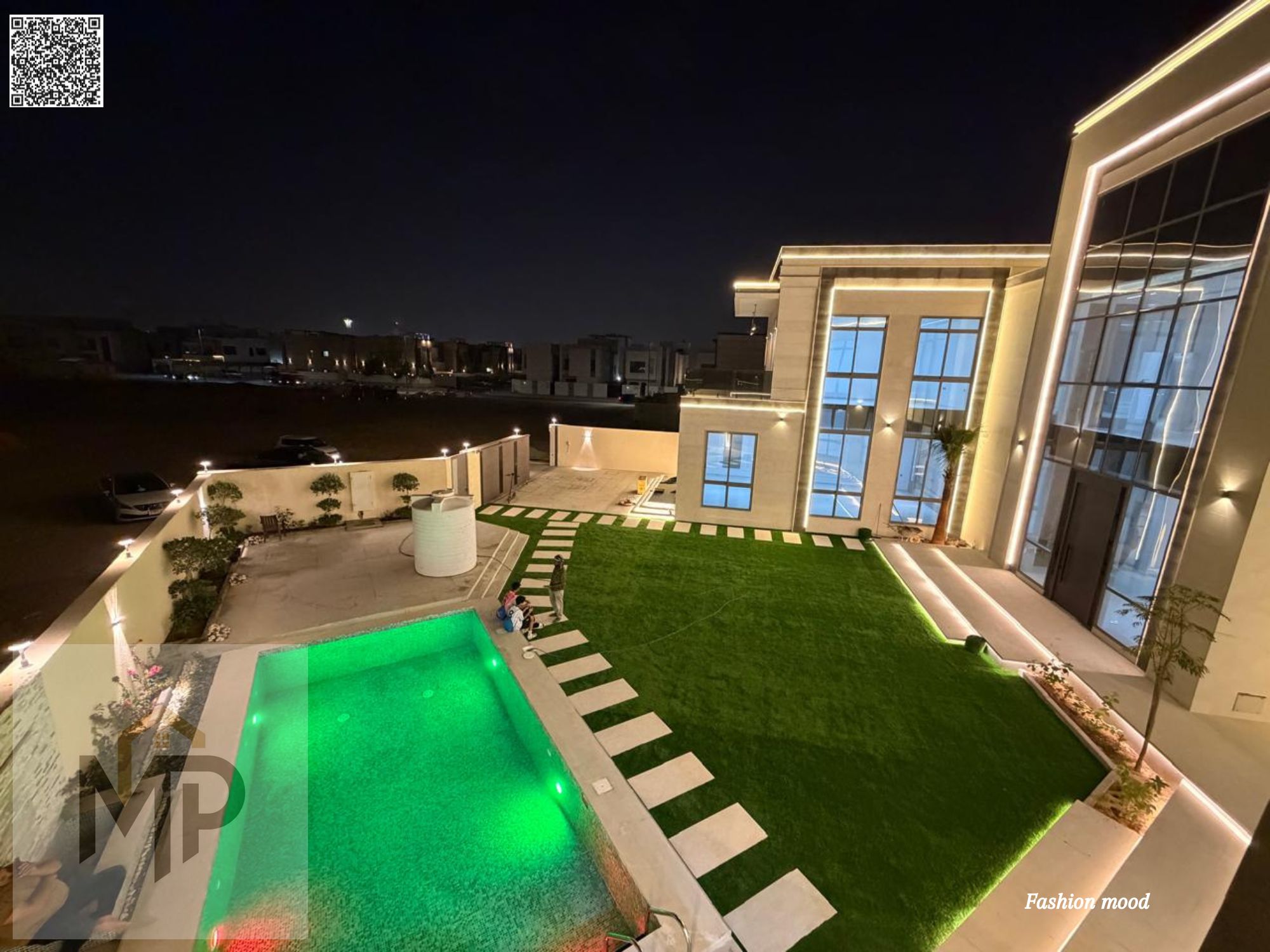 villa at al Yasmeen area | 6 master rooms, majlis, 2hall, pool, jacuzzi, sauna, gym | freehold.