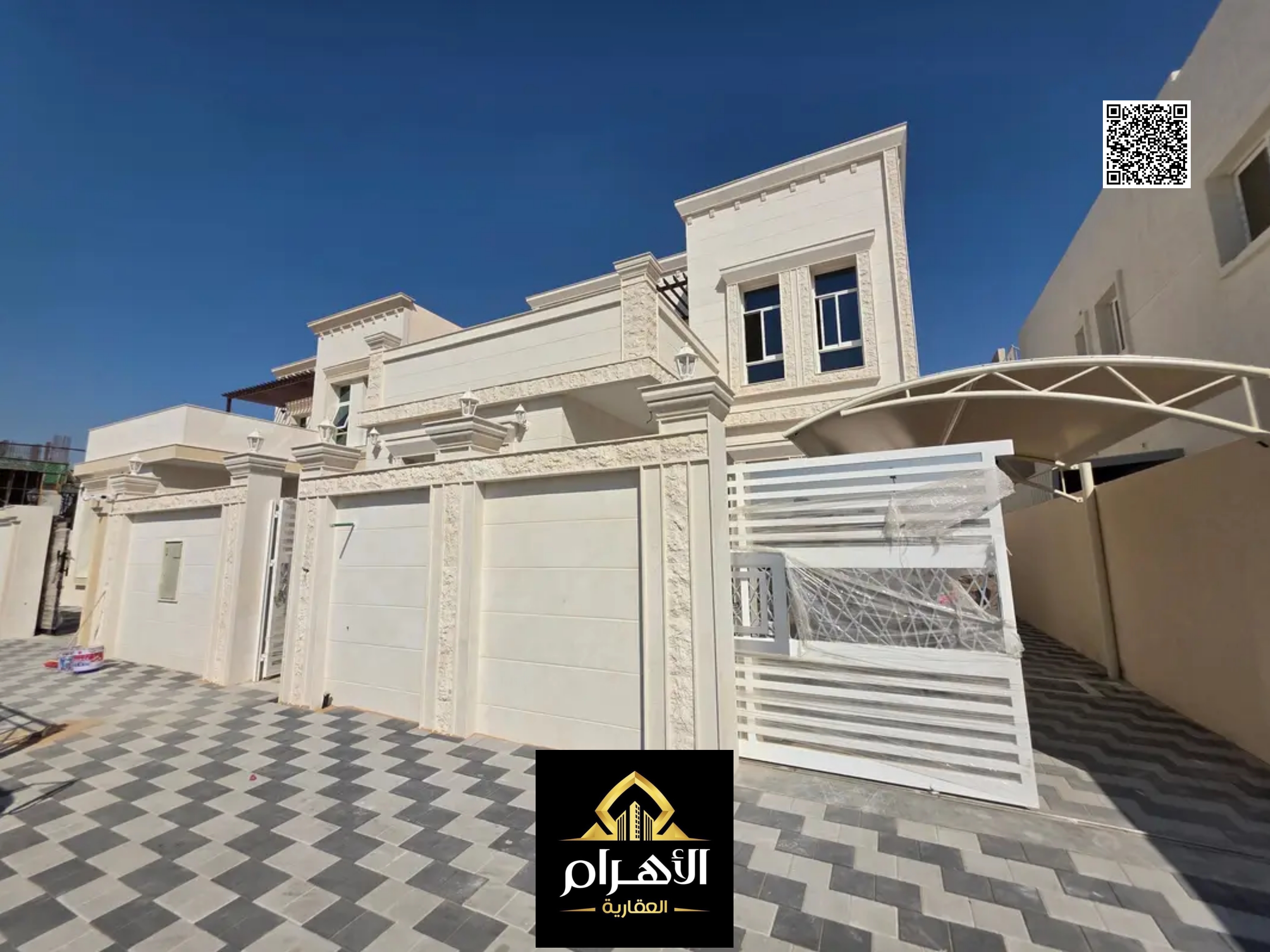 Villa for sale in Ajman at a bargain price. Excellent location, freehold ownership for life for all nationalities, with the possibility of bank financ