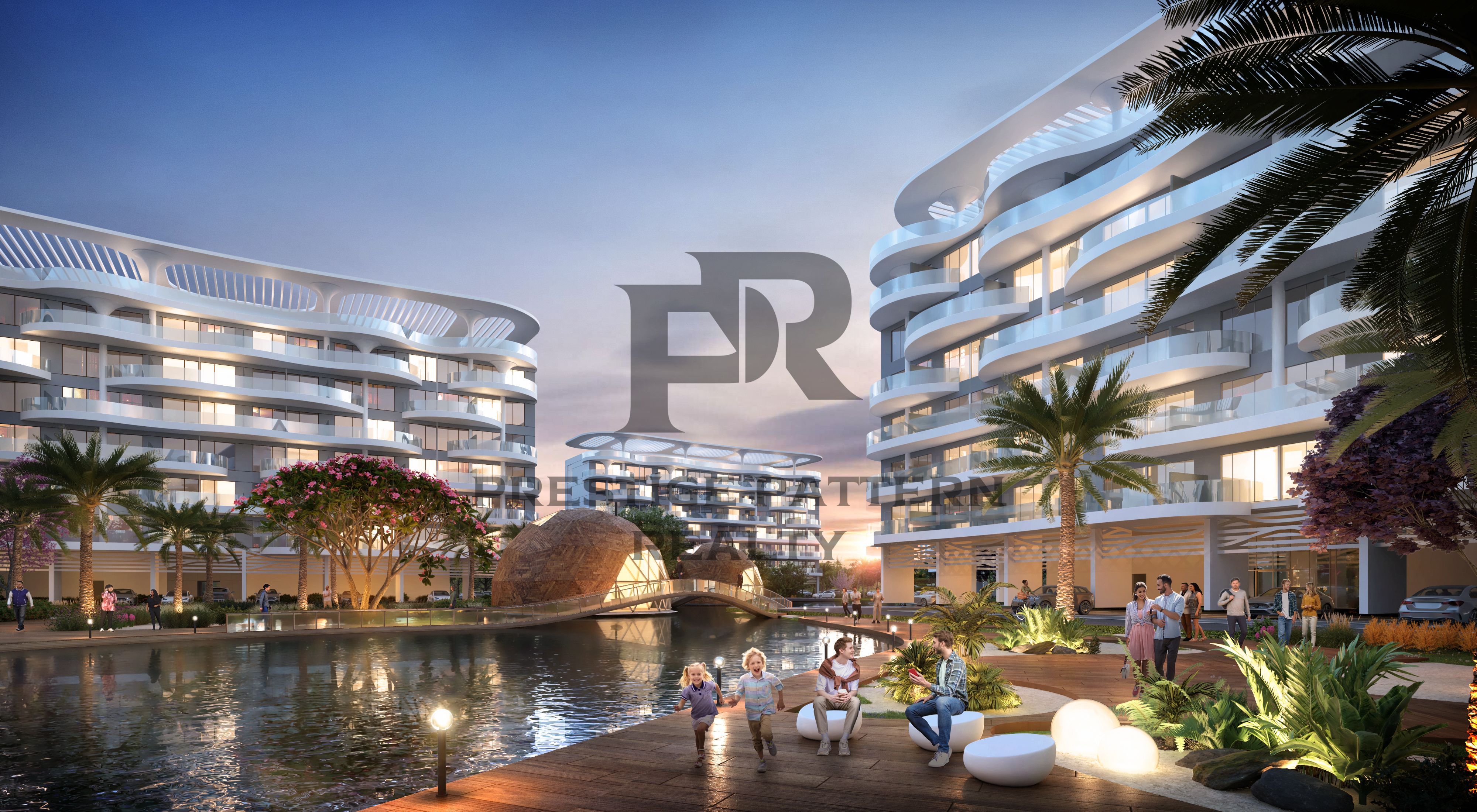 Waterfront Harmony Home | Designer 1 BHK | DAMAC Lagoon Views