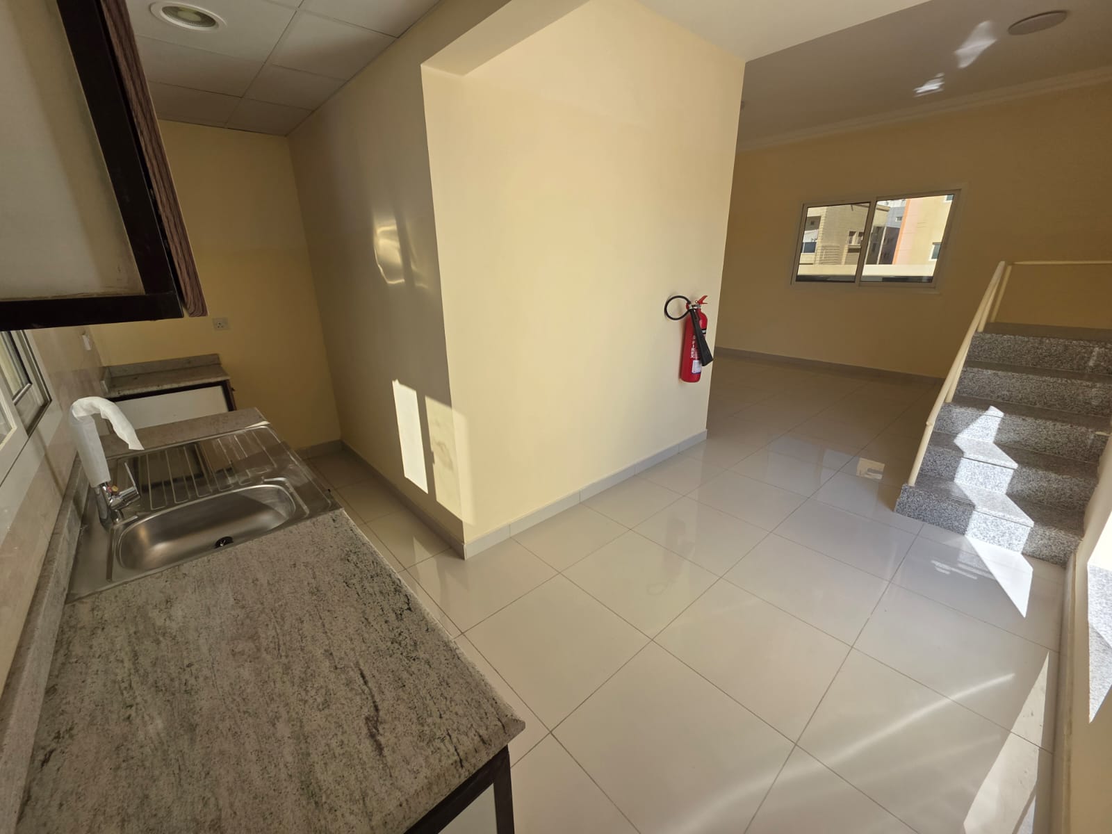 Brand New Rooftop Studio for Annual Rent in Al Rawda Ajman Large Space Separate Kitchen Near Sheikh Ammar Road 4 Payments