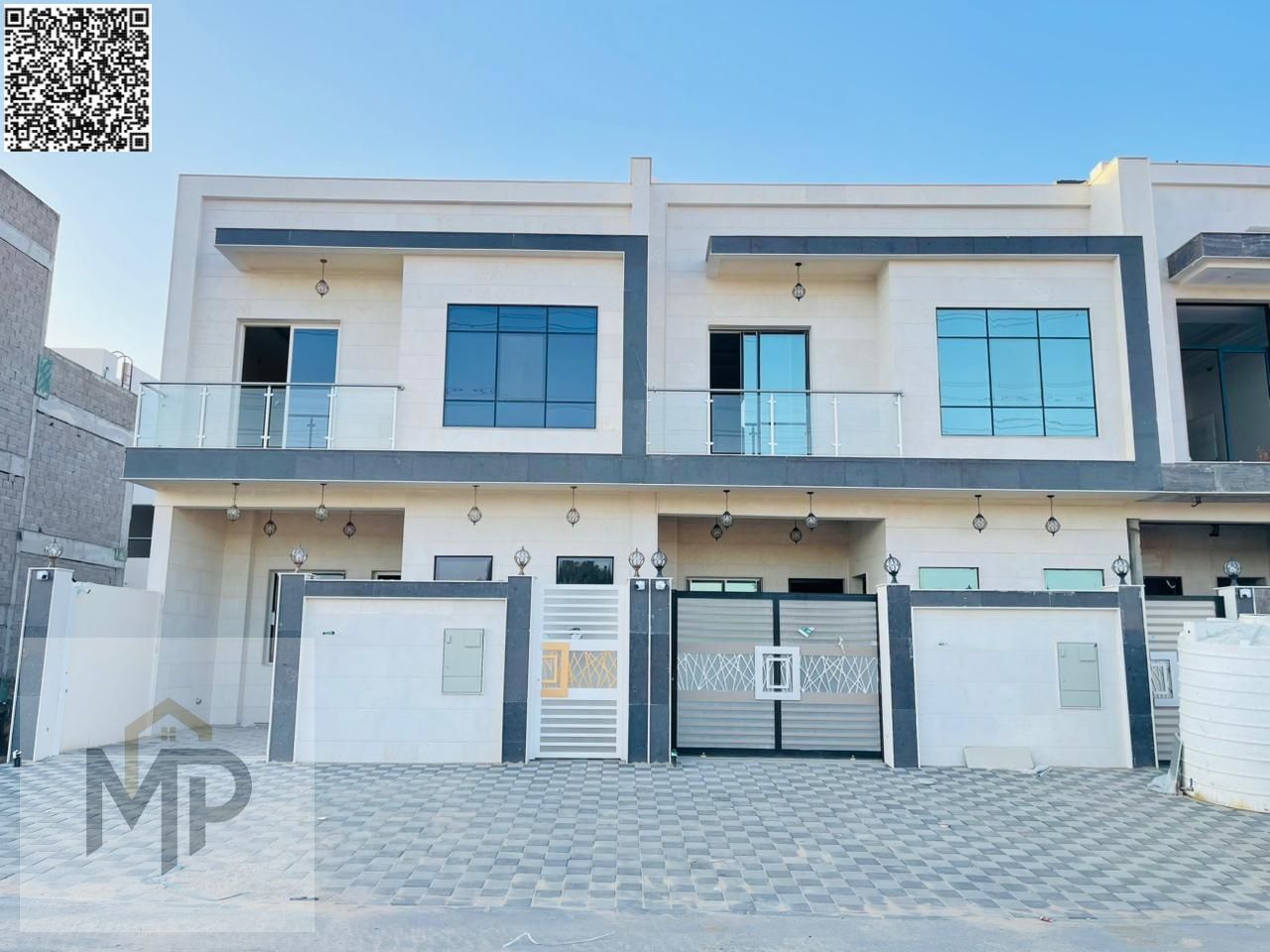 Luxury villa for sale in Al Helio 2, Ajman, including registration and ownership fees. Modern design and prime location. Freehold ownership for all na