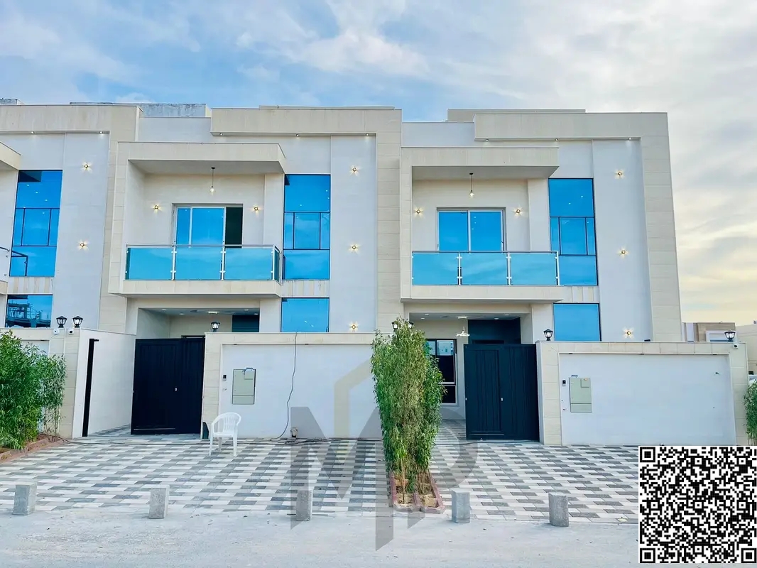 Villa - Two floors & large yard, all fees included - Near Sheikh Mohammed Bin Zayed Road - Freehold for all nationalities