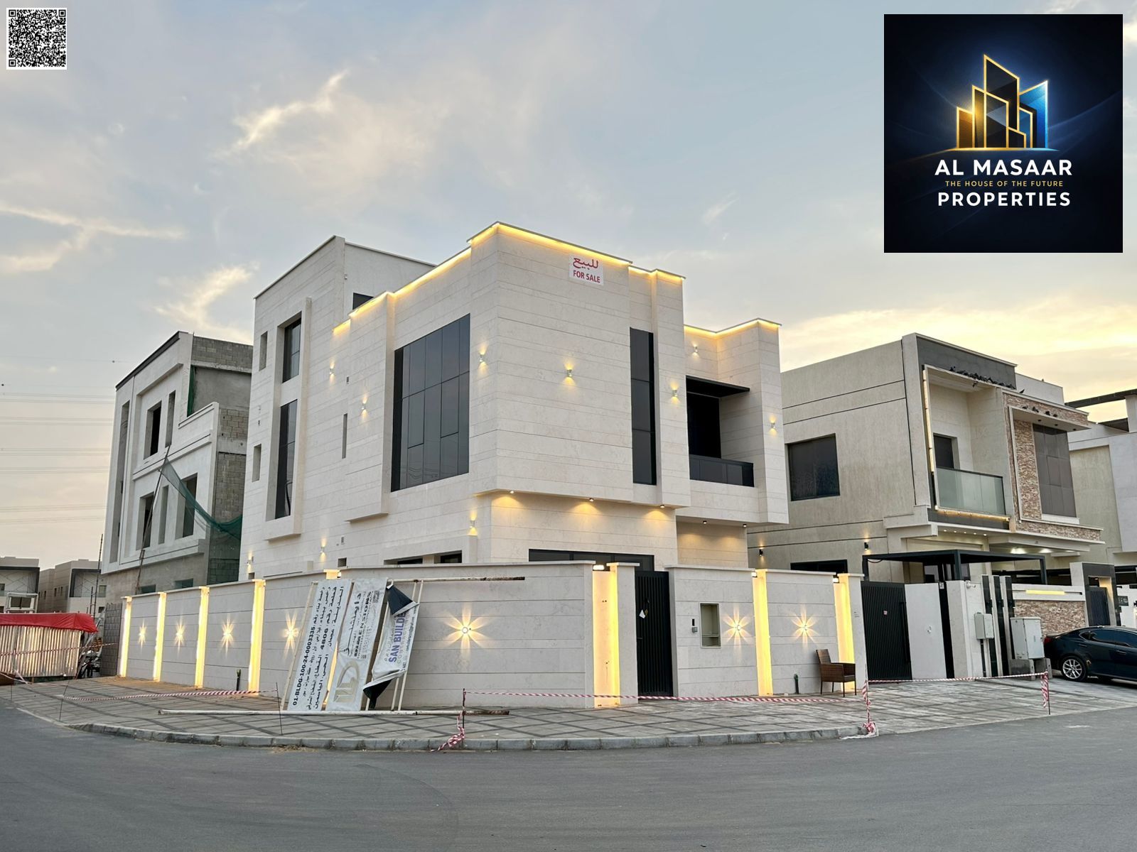 Corner villa with excellent room layout, price includes electricity, water, and air conditioning.