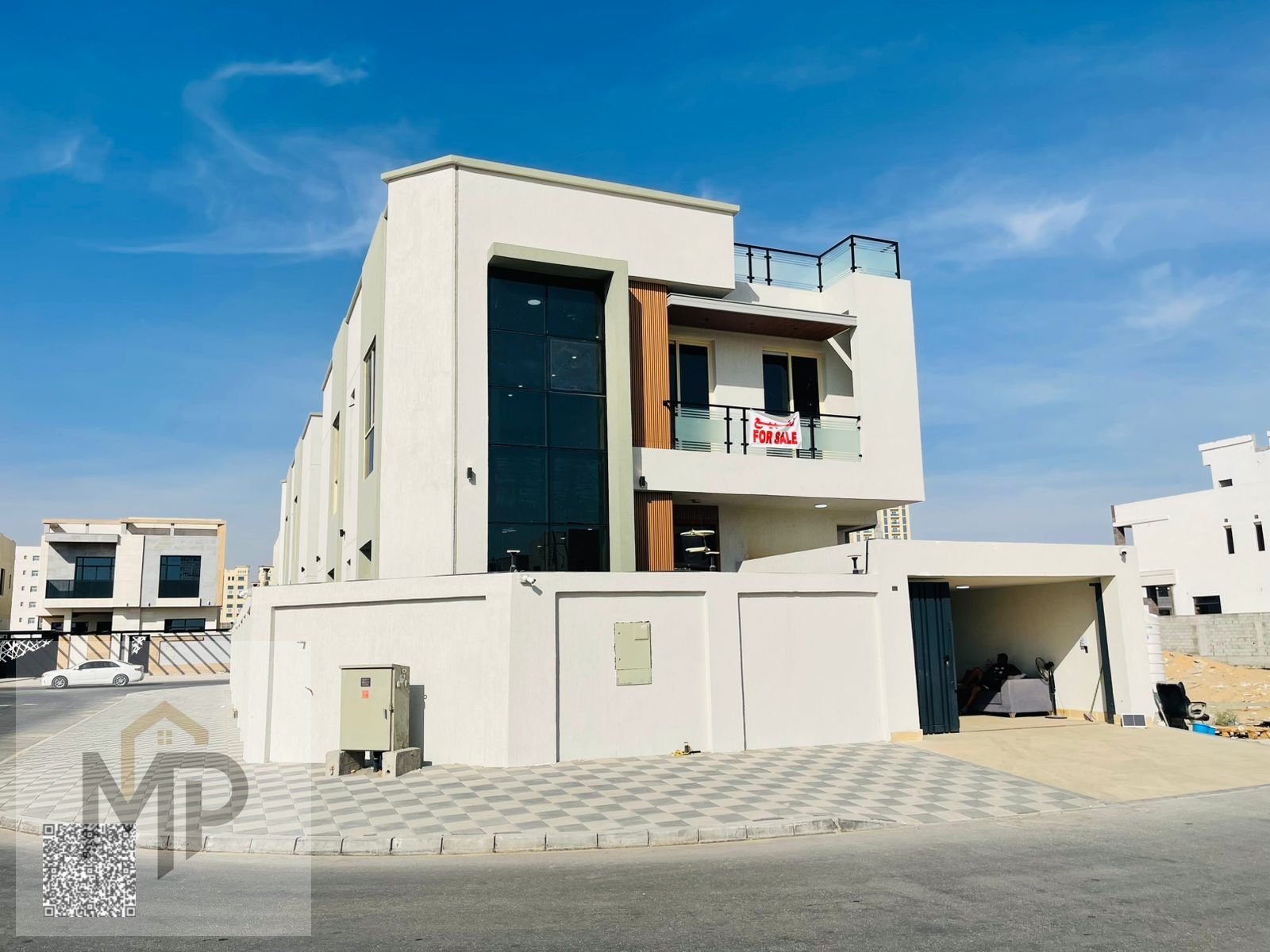 A villa for sale in the Al Yasmeen area, one of the most distinguished and sought-after residential areas in the Emirate of Ajman, due to its modern p