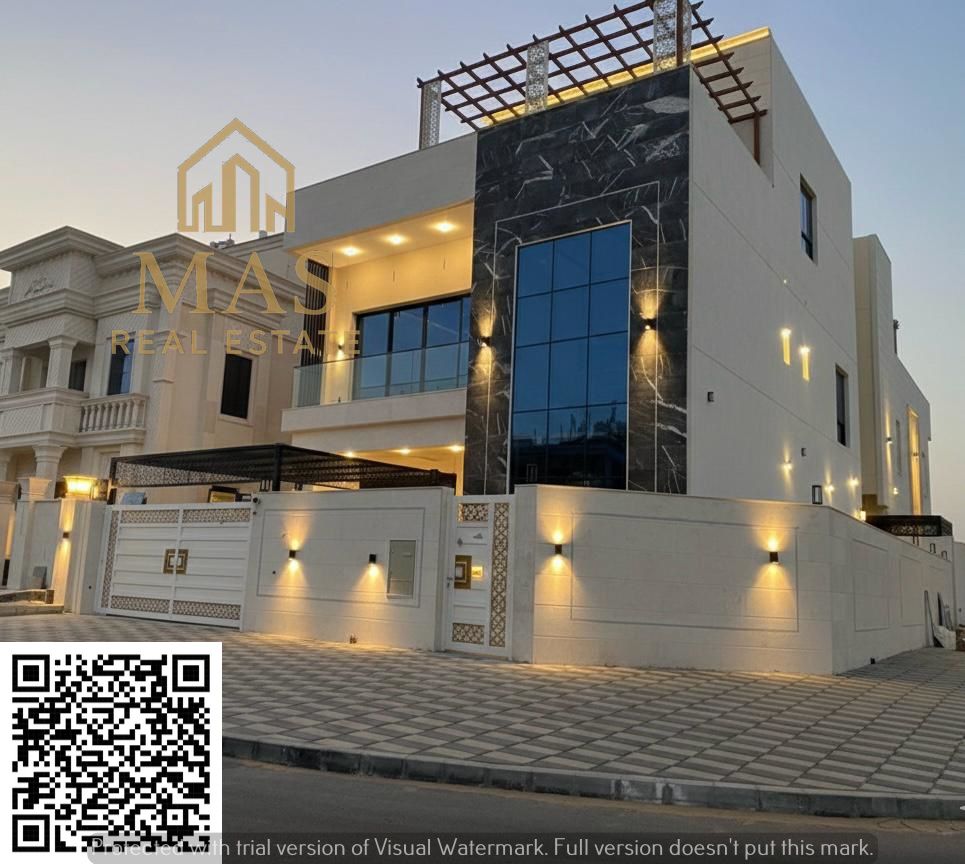 This dream villa features two floors, a breathtaking view, and a modern design that blends luxury with comfort. Registration and ownership fees are in