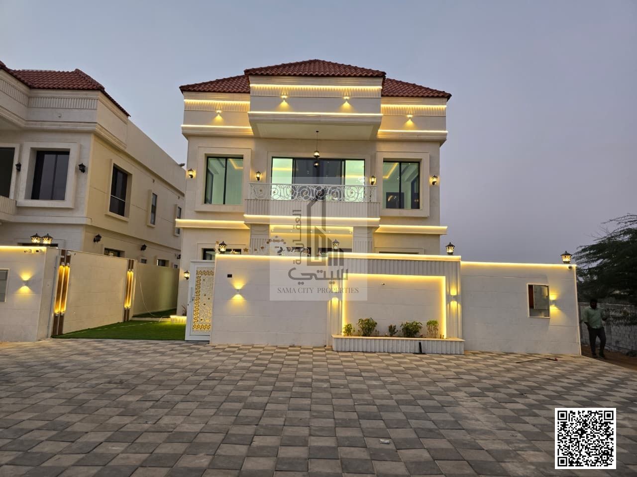 Luxury classic design villa, including registration fees.
