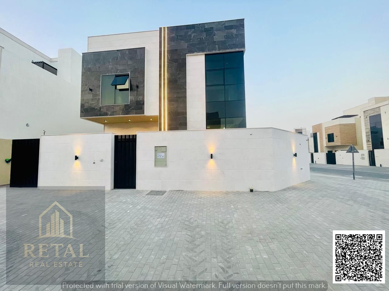 Luxury Corner Villa for Sale in Al Helio 2 Ajman | 6 Master Bedrooms | G+2 Floors | Prime Location Near Sheikh MBZ Road