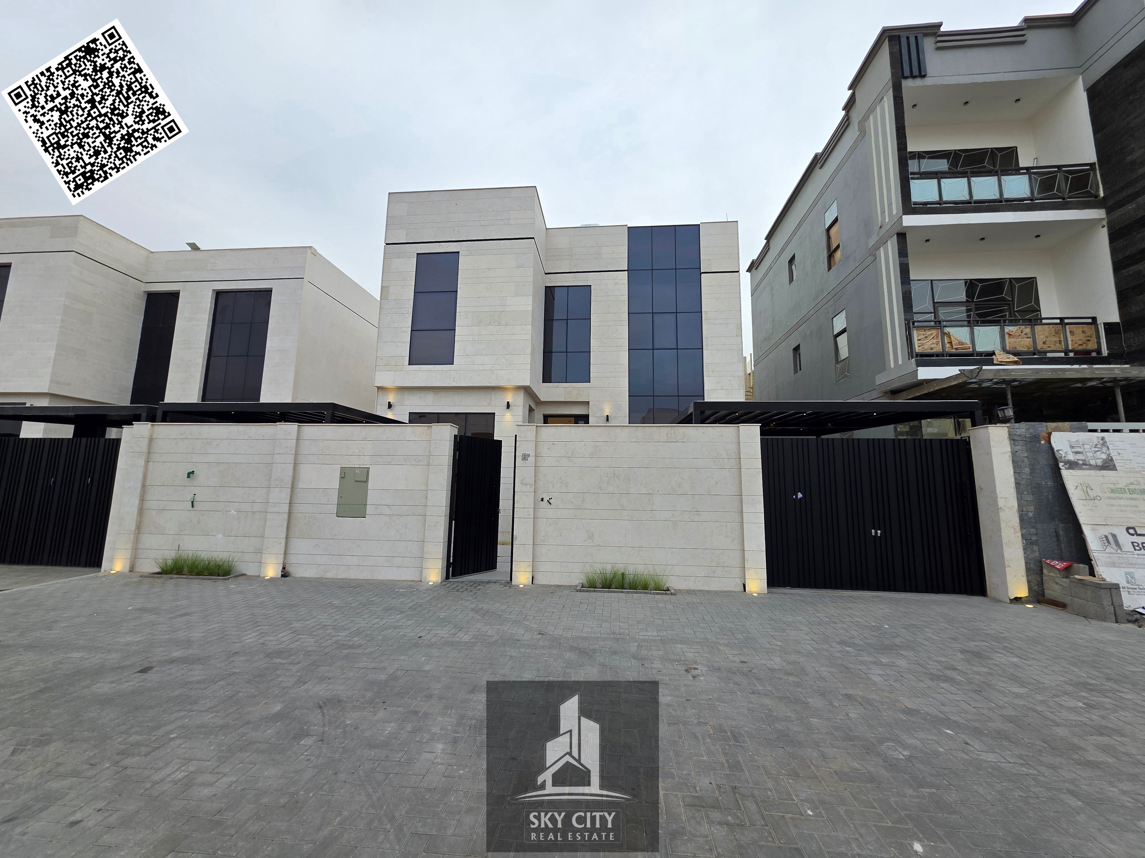 Luxury villa with hotel-style finishes in Al Zahia, 4 master bedrooms, 20-meter setback, freehold ownership for all nationalities, special price compa